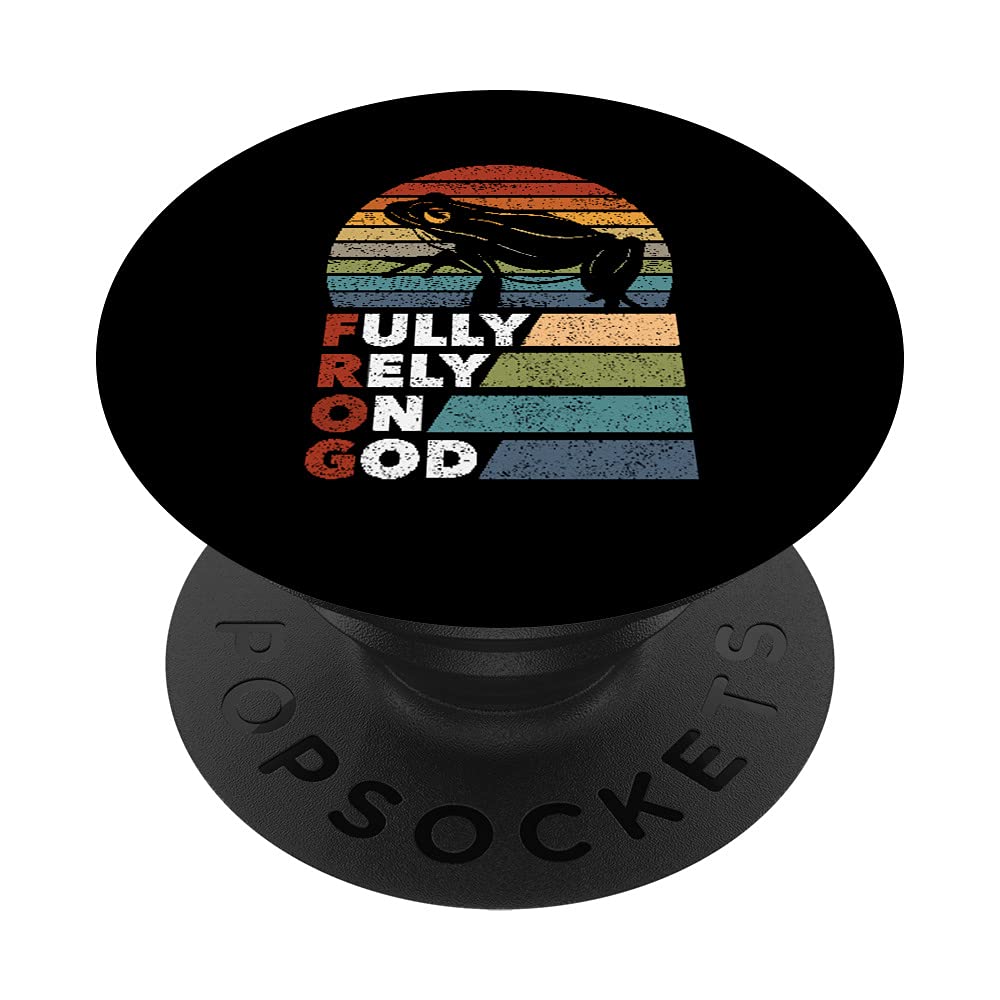 Christian Pun - Fuly Rely On God PopSockets Swappable PopGrip