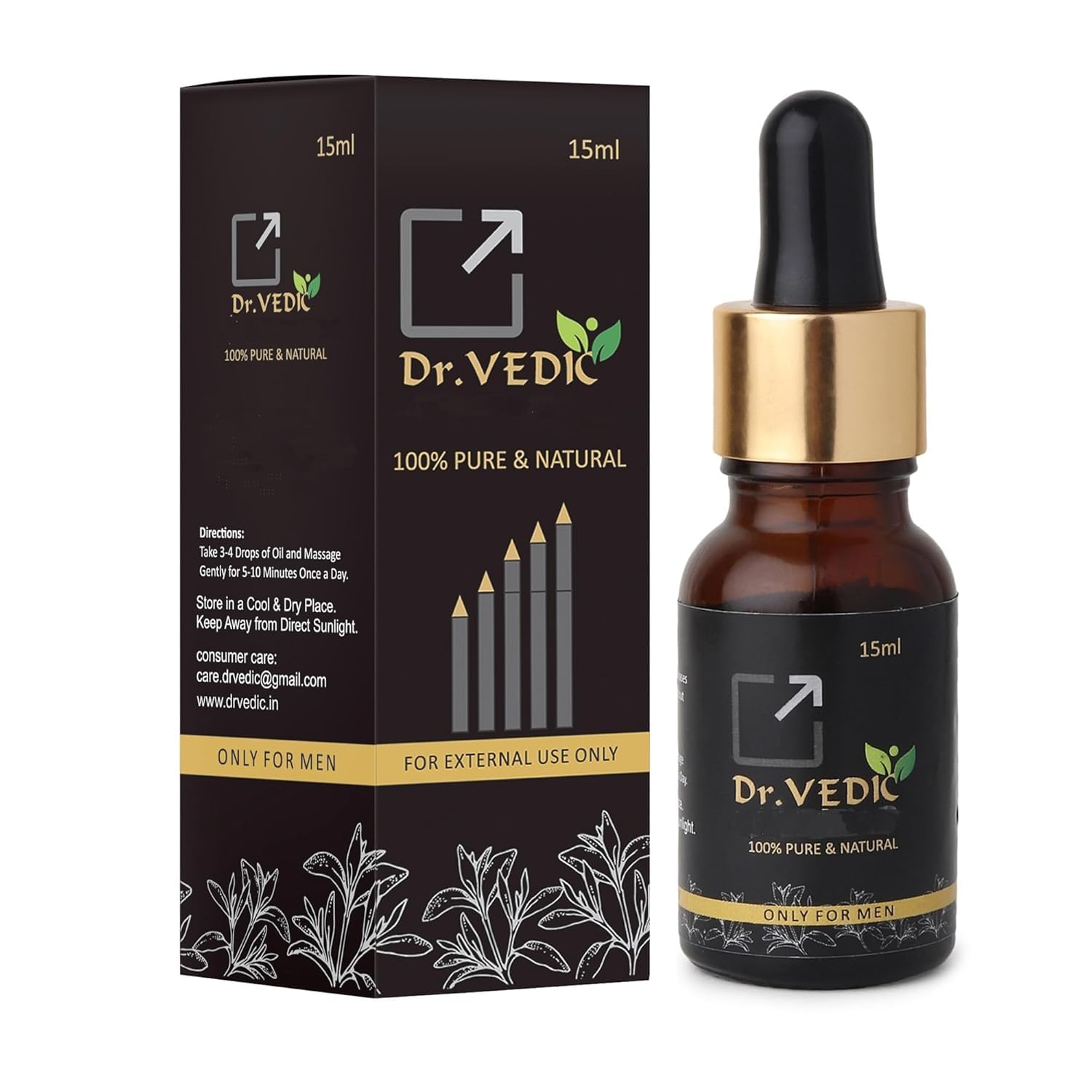 Dr Vedic 100% Pure & Natural Oil,15ml