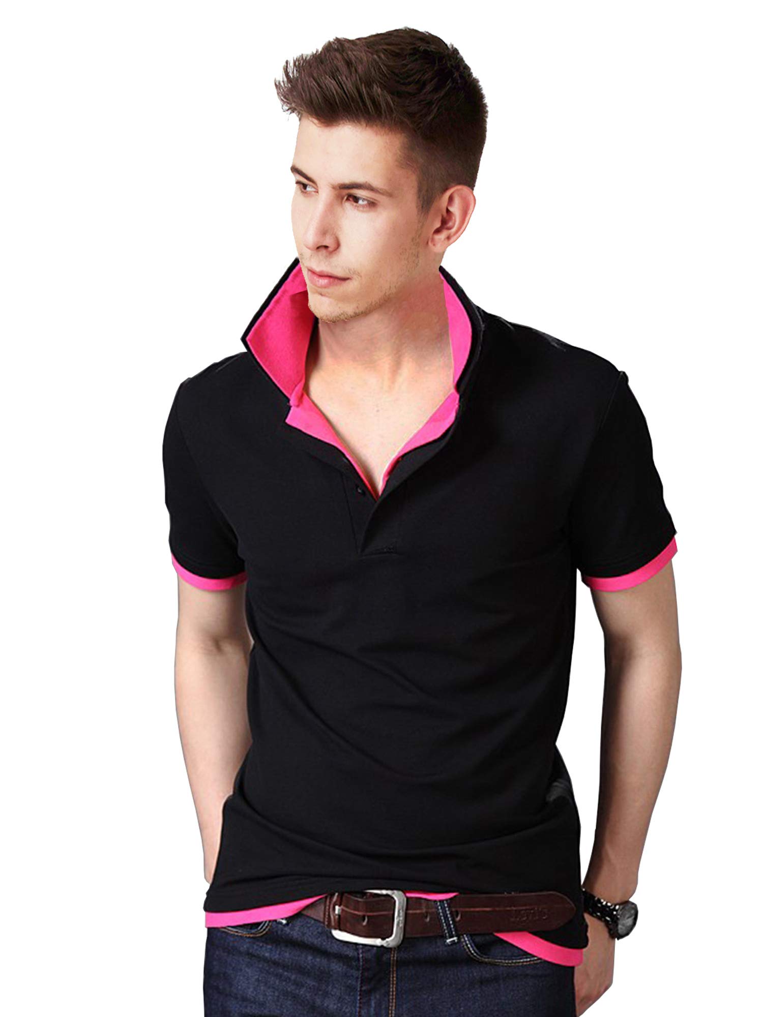 fanideaz Men's Collar Premium Cotton Polo Tshirt