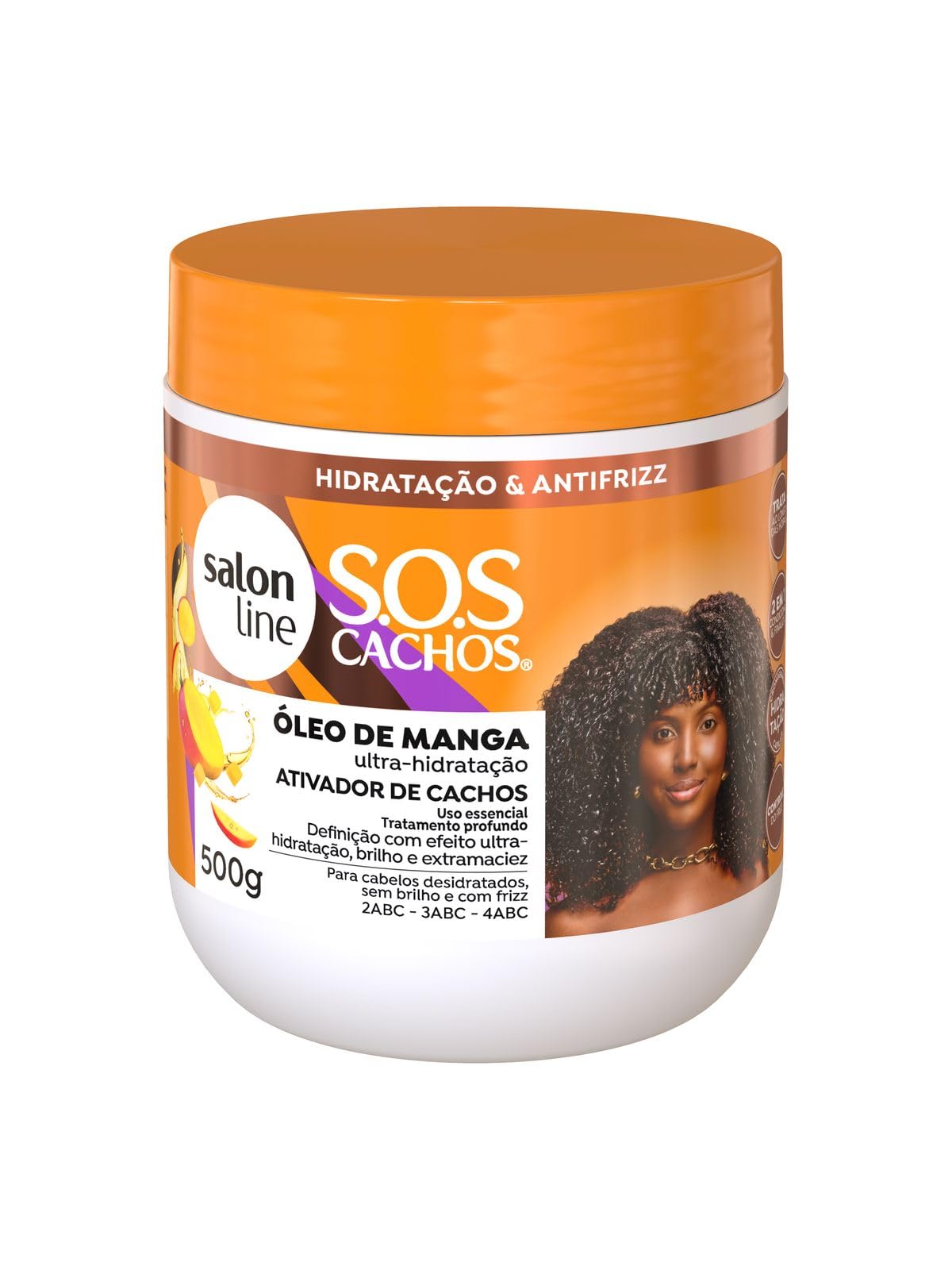 Linha Tratamento (SOS Cachos) Salon Line - Ativador De Cachos Umidificador 500 Gr - (Salon Line Treatment (SOS Curls) Collection - Moisturizing Curl Activator Net 17.65 Oz)