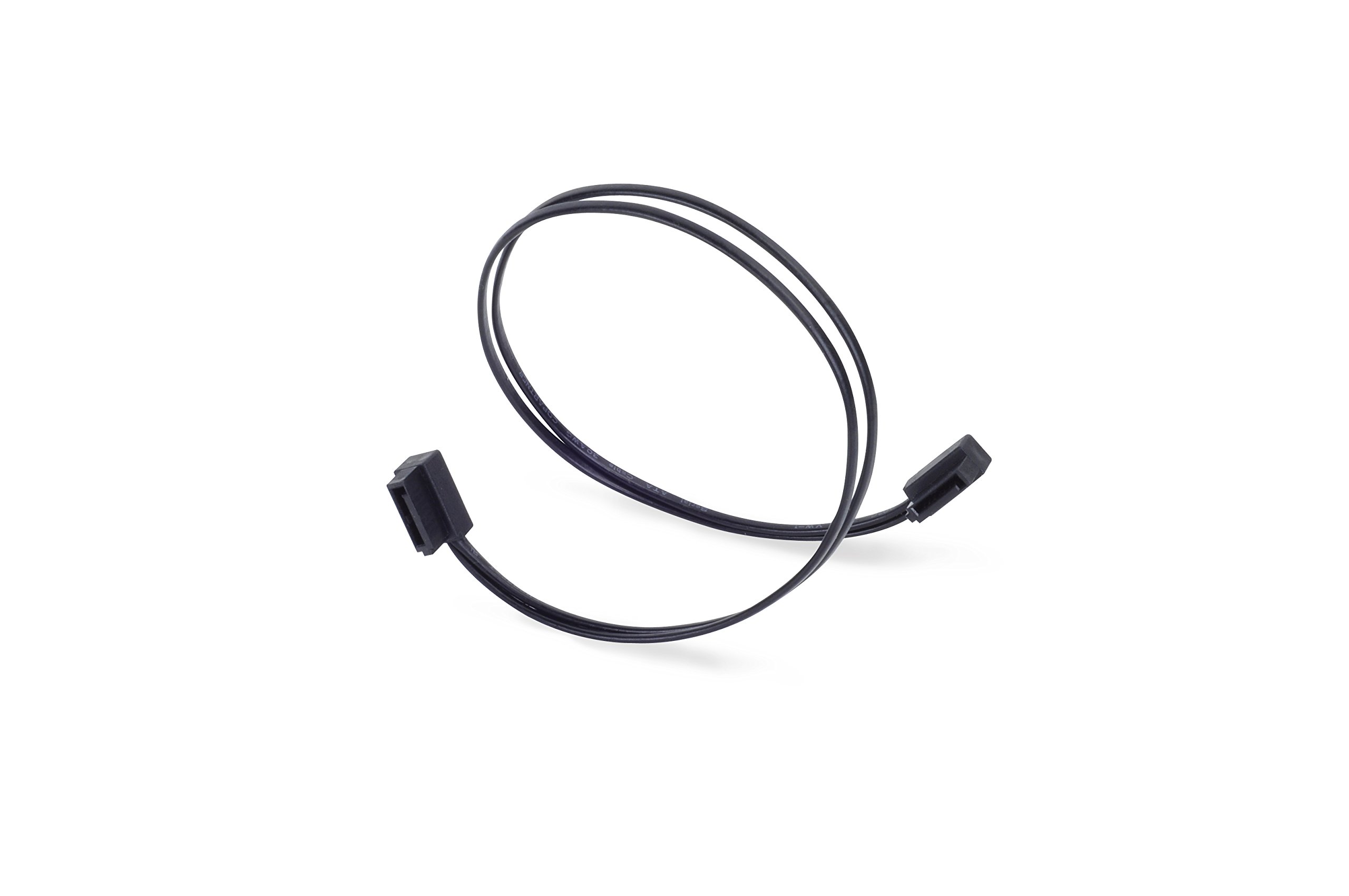 SilverStone SST-CP11-300 - Ultra Thin SATA III 6 Gbps Cable, laterial 90° angled, super low profile connectors, 30cm