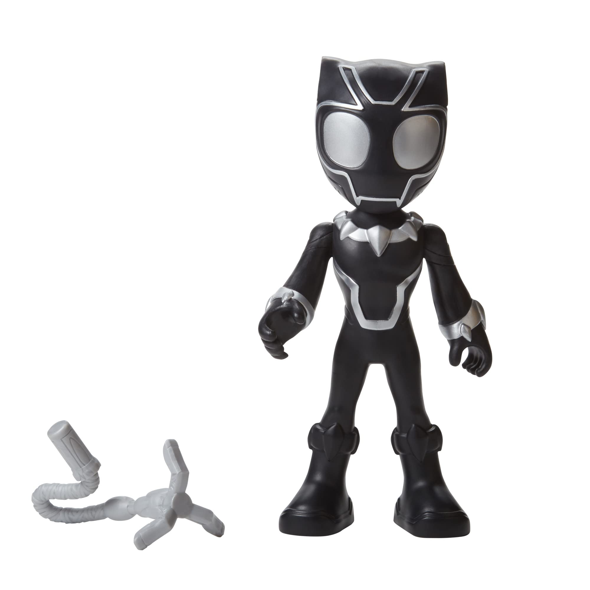 Hasbro Marvel Spidey and His Amazing Friends Supersized Black Panther 9-inch Action Figure, Preschool Toys, Super Hero Toys for 3 Year Old Boys and Girls and Up