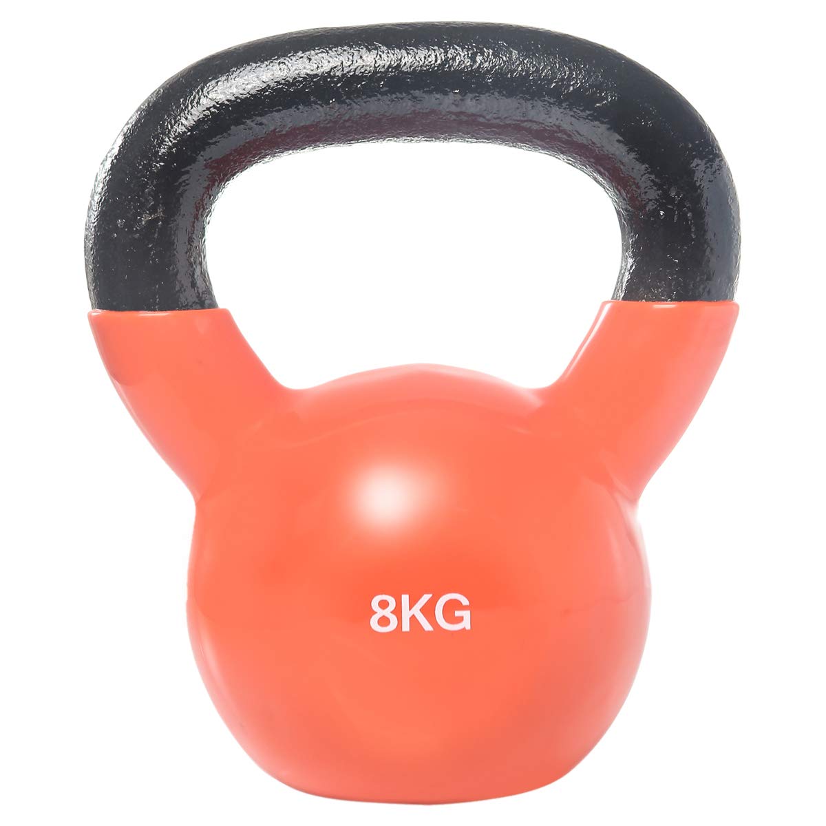 Vinyl Dipping Kettlebell - 8 kg, Orange