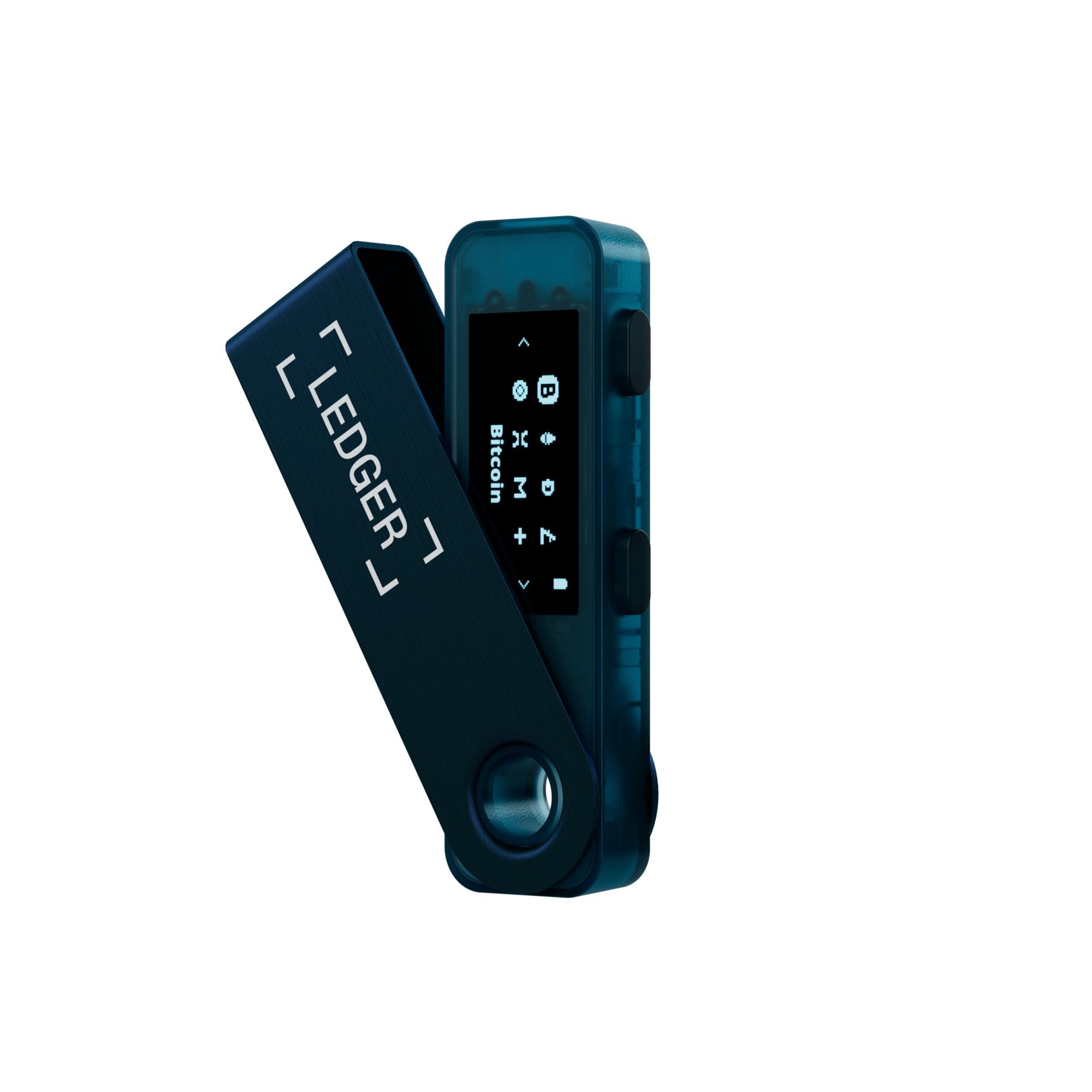 LedgerNano S Plus Crypto Hardware Wallet - Safeguard Your Crypto, NFTs and Tokens (Sapphire Blue)