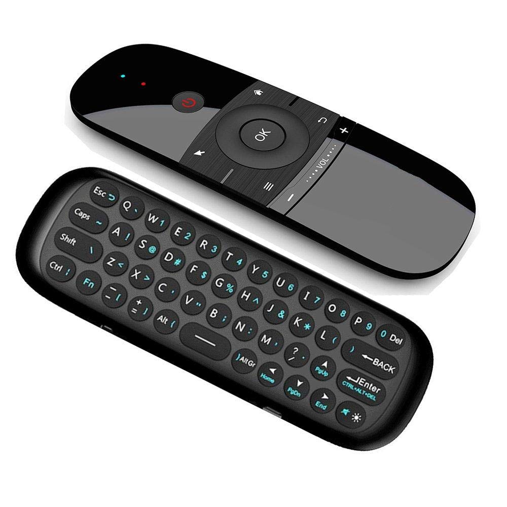 Nano Classic W1 2.4G air Mouse Wireless Keyboard Remote Control Infrared Remote Learning 6-axis Motion Sense w/USB Receiver for Smart TV android TV BOX Laptop PC