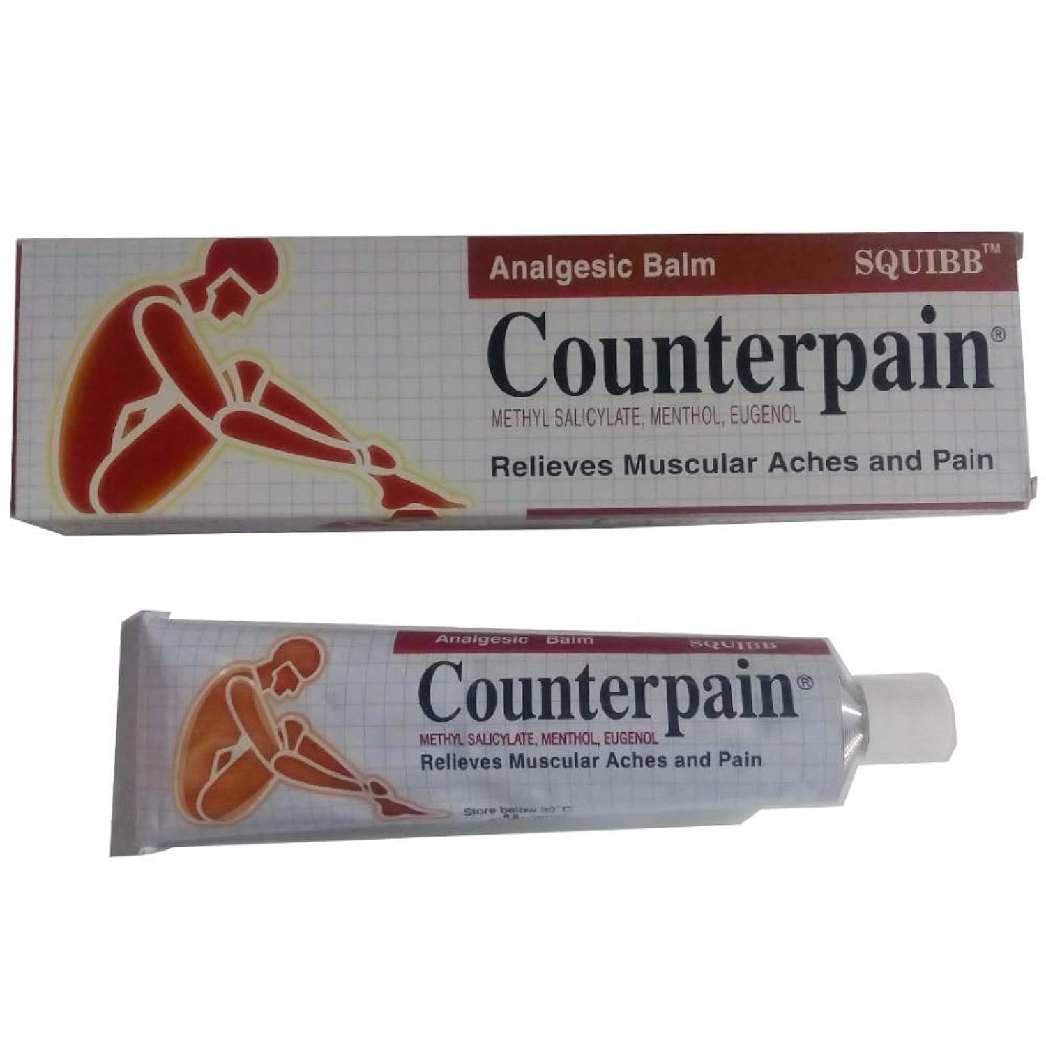 Thailand Counterpain Analgesic Balm - Relieve Muscular Aches/Fatigue Sports Sprain (120g)