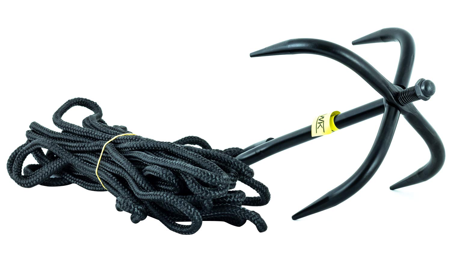 Nitehawk Grappling Anchor Hook, Heavy Duty with 10m Nylon Rope, Military/Camping/Hiking/Bushcraft