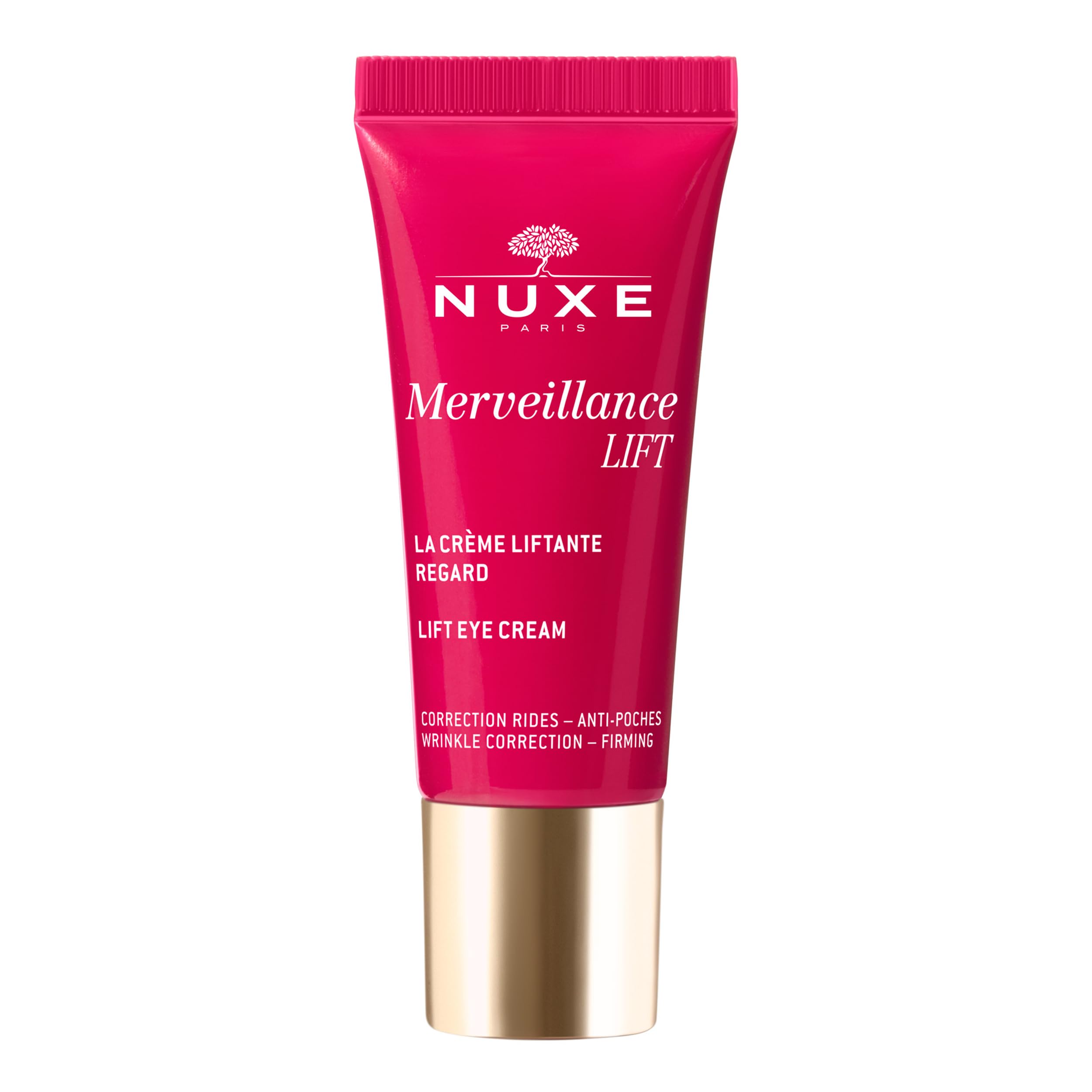 NuxeMerveillance Lift Eye Cream - Under Eye Anti-Aging Treatment for Wrinkles, Puffiness & Bags, 0.51 Oz