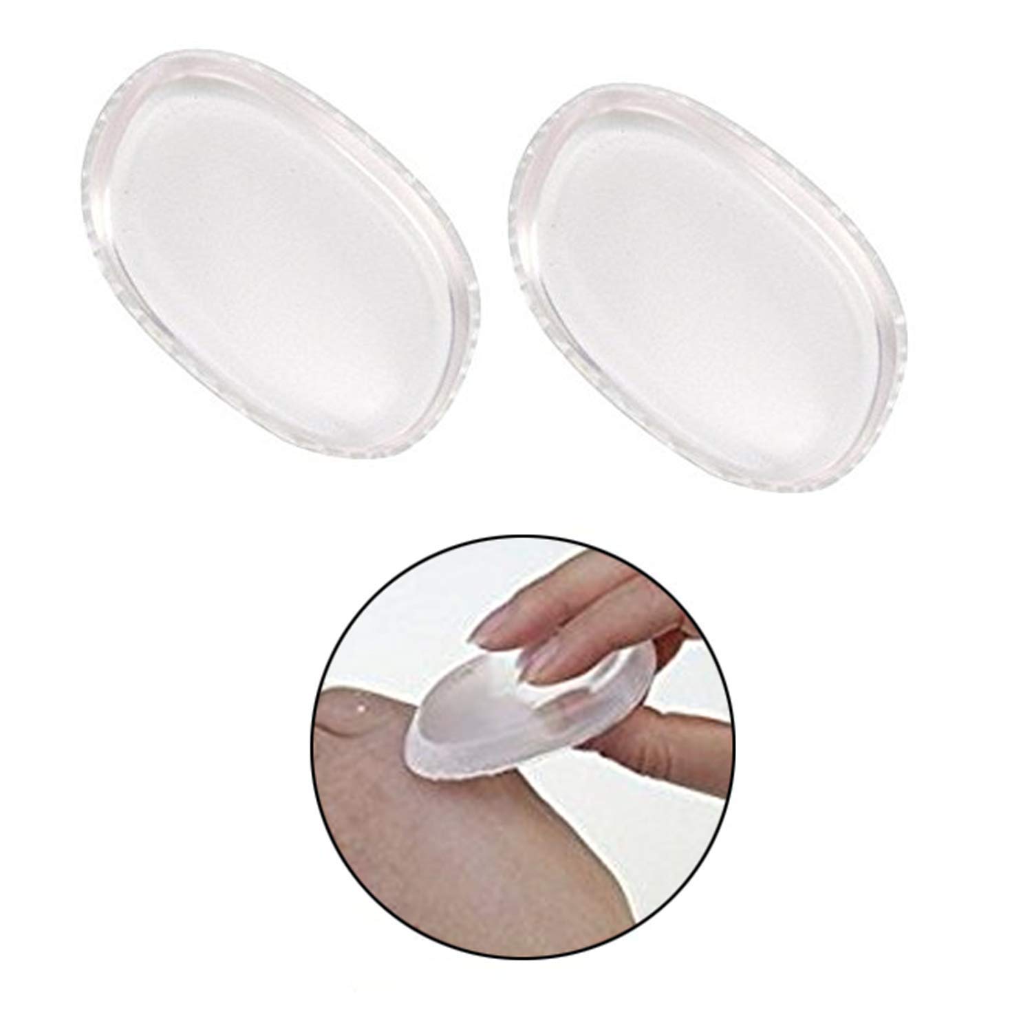 KabelloBeauty Makeup Jelly Silicon Sponge (White, 2 Pcs)