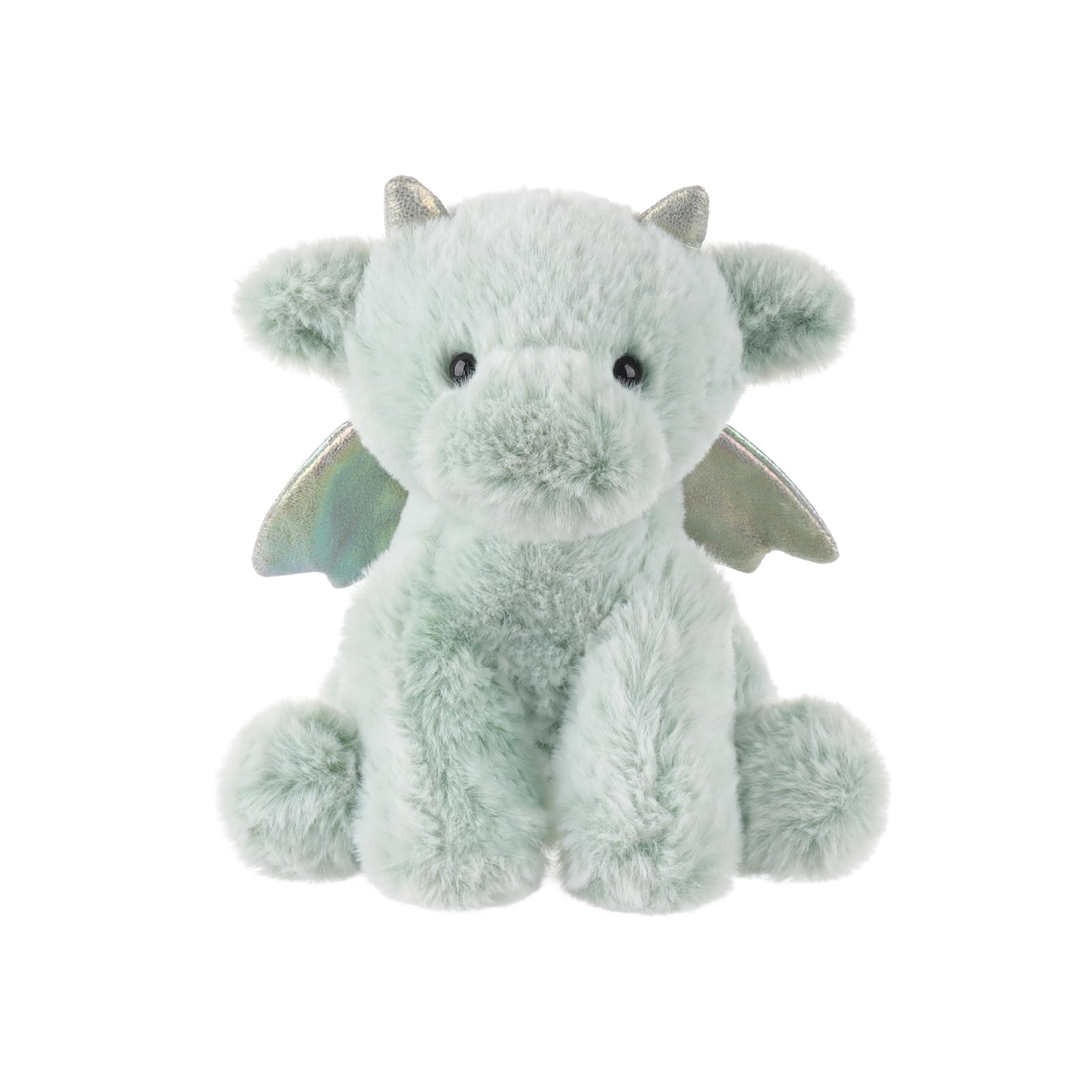 Apricot Lamb Soft Toys Plush Green Plush Dragon Dinosaur Stuffed Animal Soft Cuddly Perfect for Child (Green Plush Dragon, 7.9 Inches)