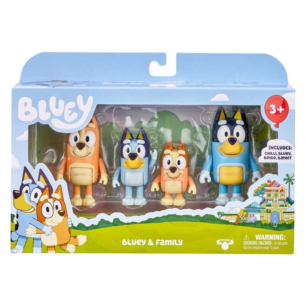 BlueyFigure 4 Pack - Family Pack, Multicolor (13009)