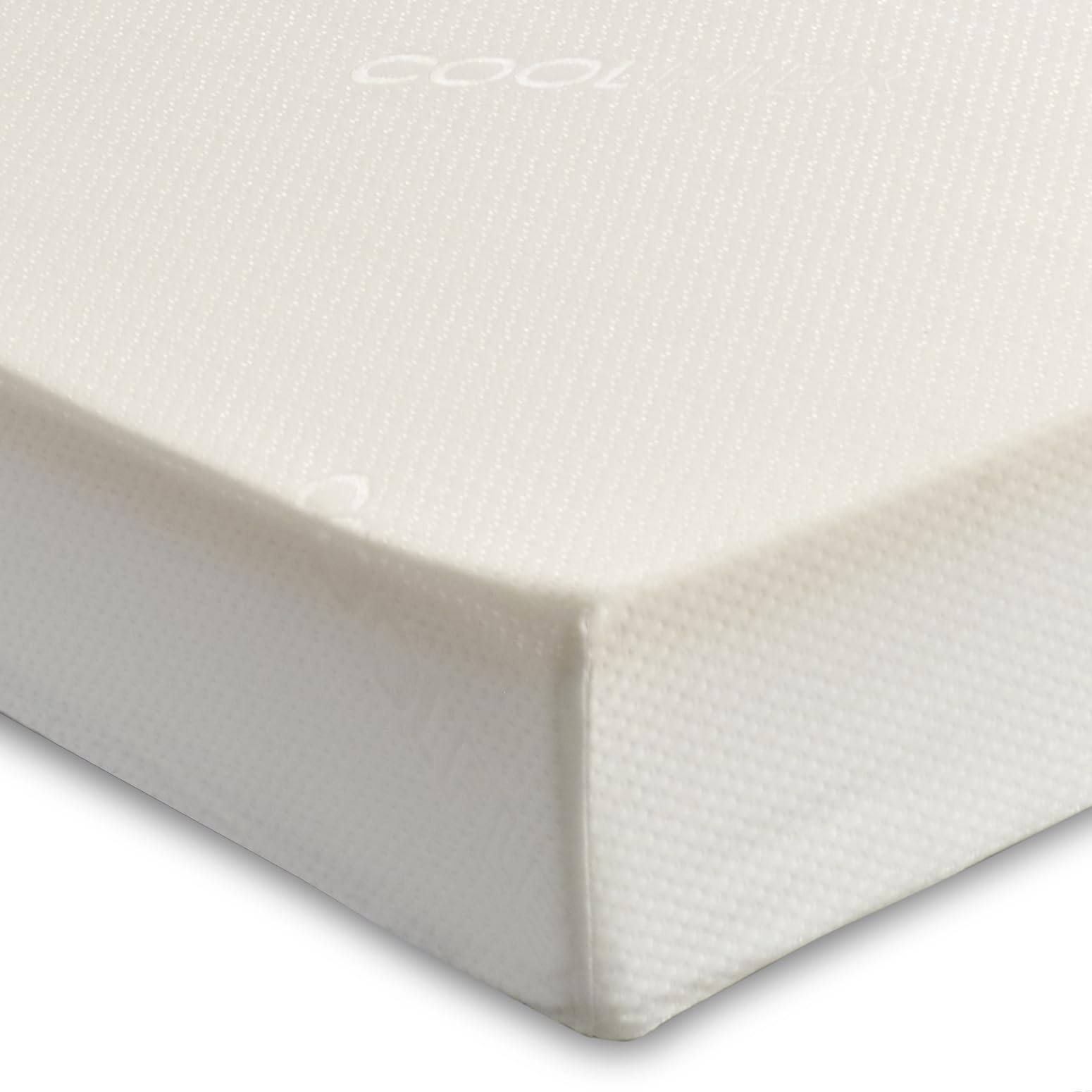 Starlight Beds 15cm European Small Single Memory Foam Mattress with 5” Reflex Foam Base and 1” Memory Foam. Medium-Firm All Foam Mattress with White Removeable Cover (ZC51) (80cm x 200cm)