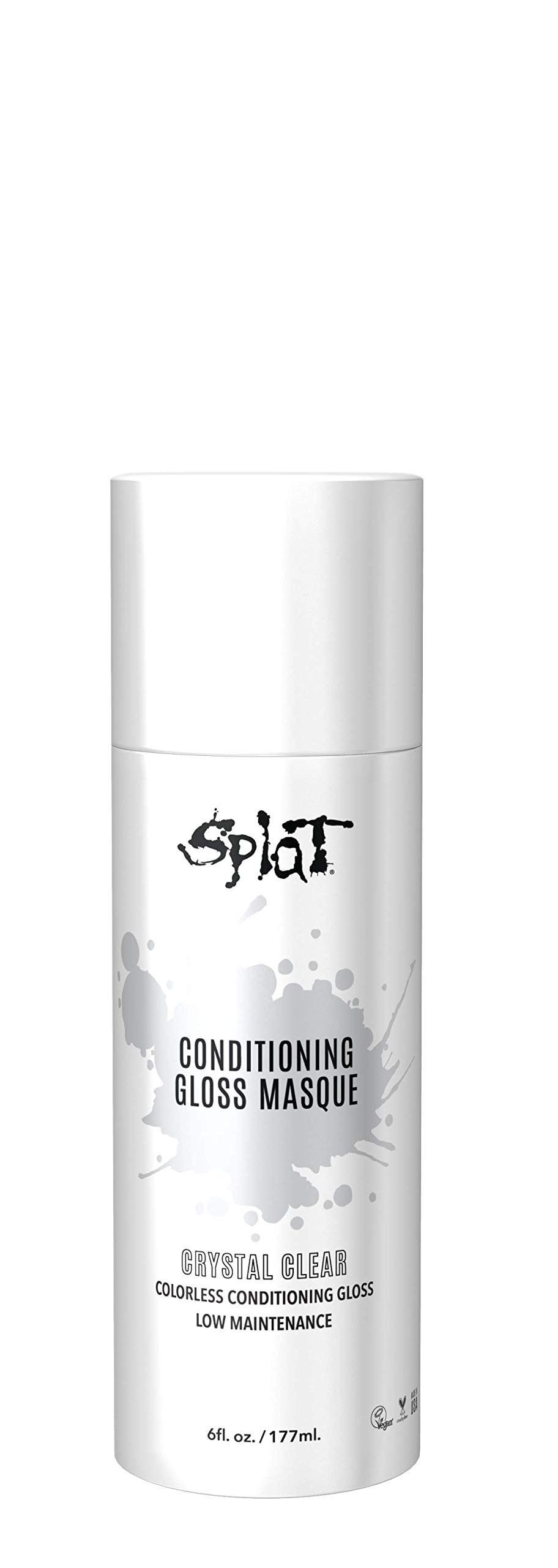 Splat Hair Color Conditioning Masque (6oz) - Buildable Color (Crystal Clear)