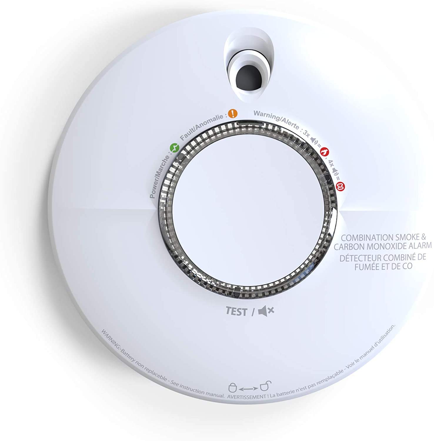 Fire Angel SCB10-INT Combined Smoke and Carbon Monoxide Detector 10 Year Certified BS EN 14604:2005 and BS 50291-1:2010