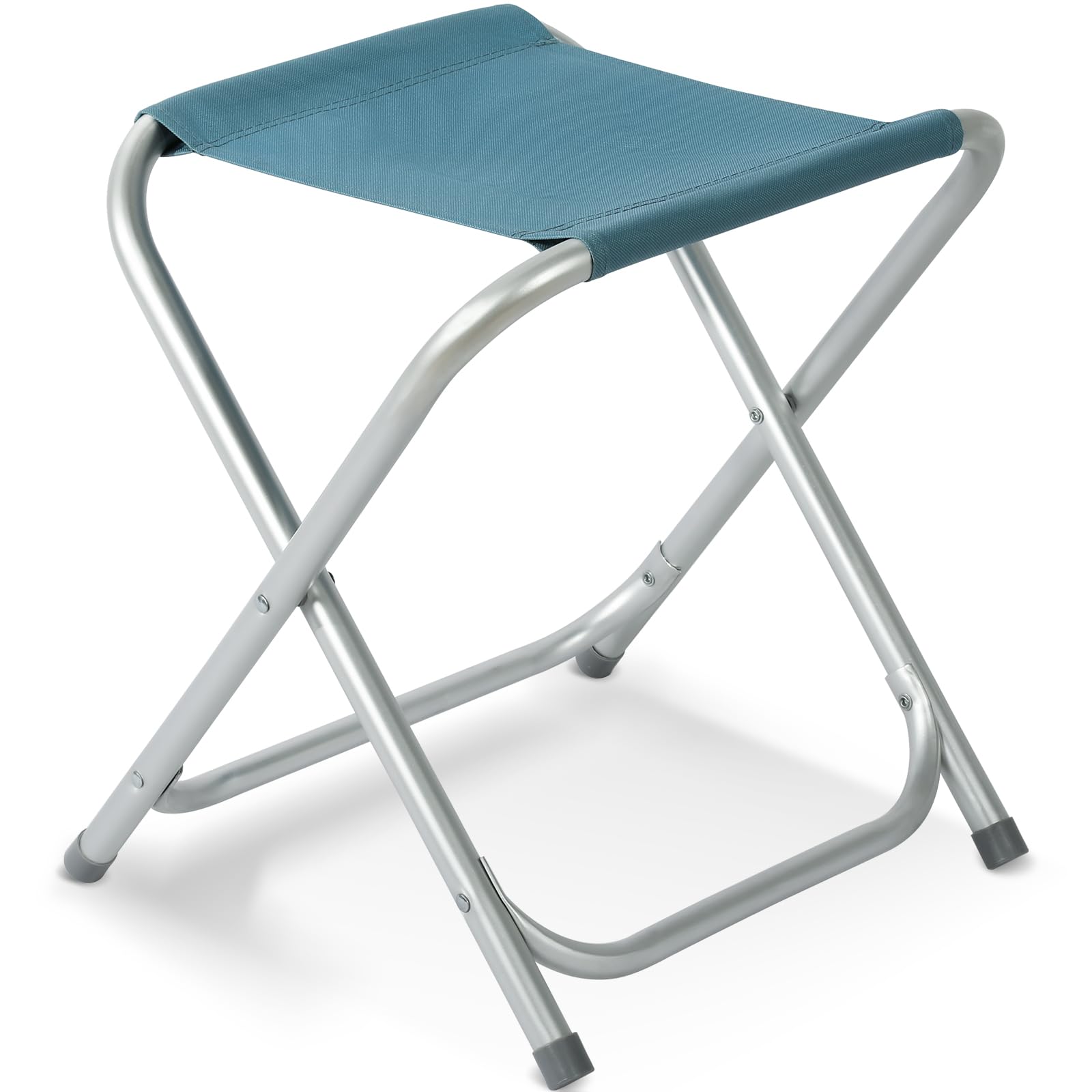 Homecall30073 Folding camping stool Alu with blue 600D polyester, 45.0 cm*41.0 cm*34.0 cm