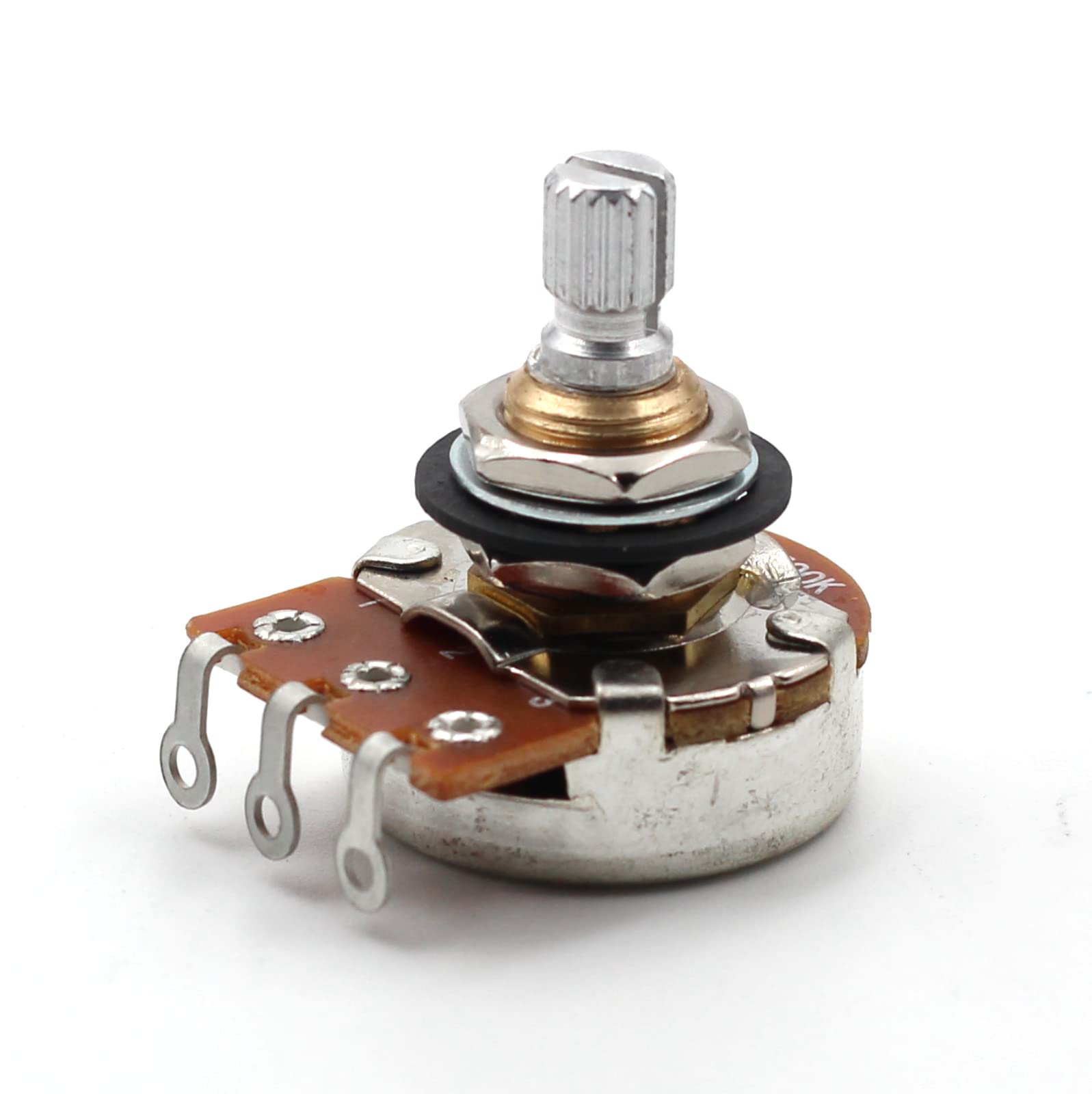 Bourns Guitar & Amp Potentiometer, 500K Audio, Knurled Split Shaft