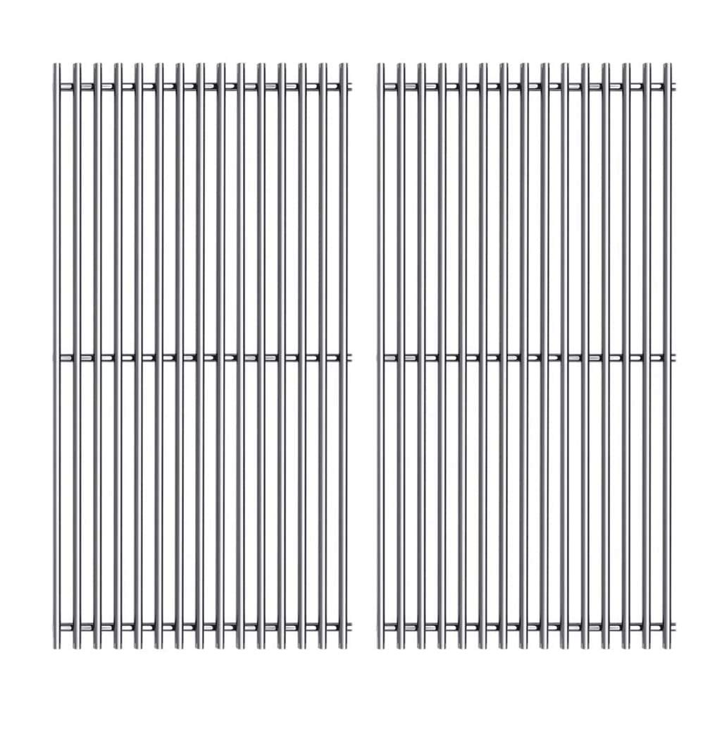 SF4362(2-Pack) 15" Stainless Steel Cooking Grid Grates Replacement for Select Gas Grill Models by Broil King, Broil-Mate,Huntington and Sterling Gas Models Set of 2