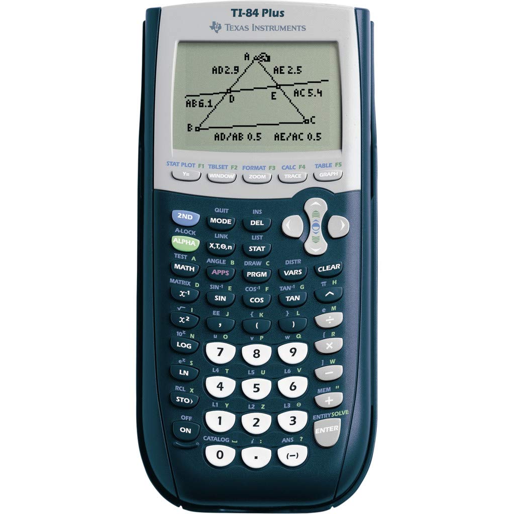 ACCO TI-84 Plus - Texas Instruments Graphing Calculator, Black