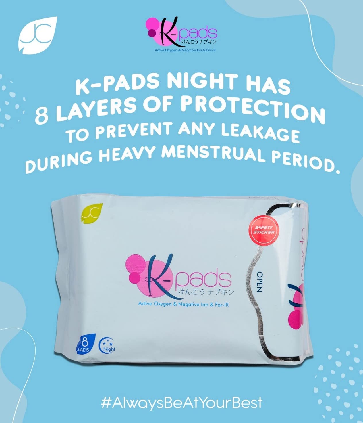 JC PremiereJC Premiere K-Pads Active Oxygen & Negative Ion & Far-IR Night Pads