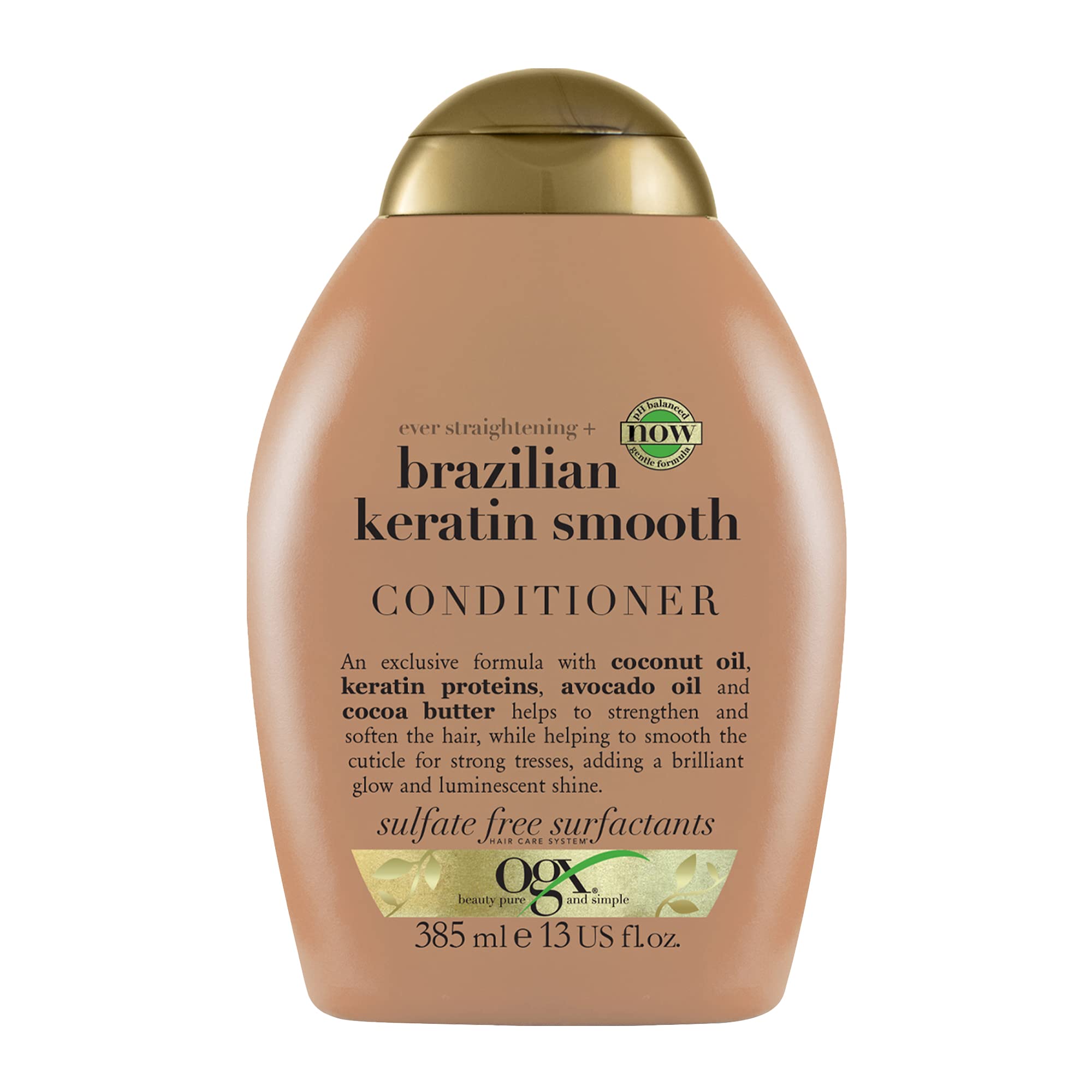 OGXConditioner, Ever Straightening+ Brazilian Keratin Smooth, 385Ml