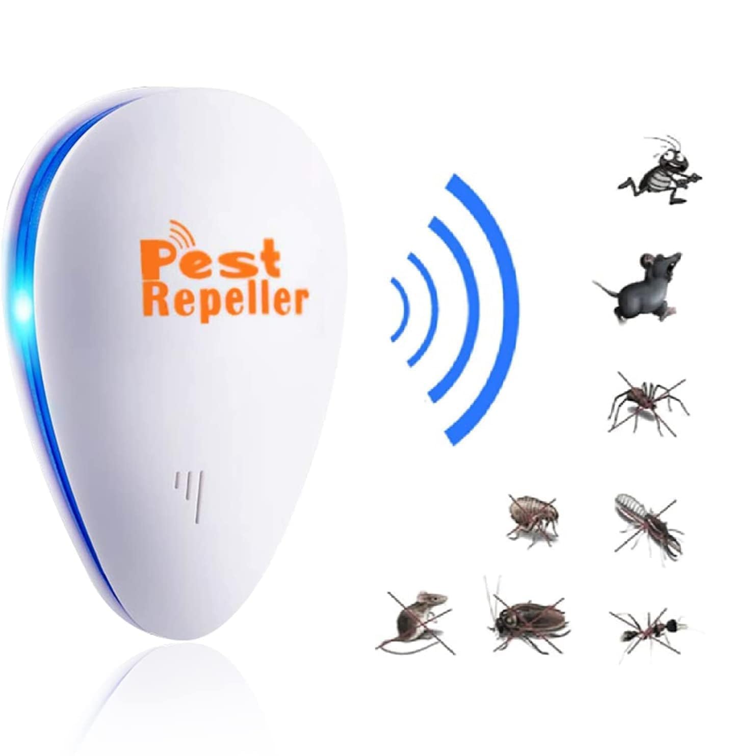 Ultrasonic Electric Pest Repellent Machine to Repel Lizard, Rat, Cockroach, Mosquito, Home Pest & Rodent Repelling Aid for Reject Ants for Reject Insect Mosquito Killer (Pack of 1)