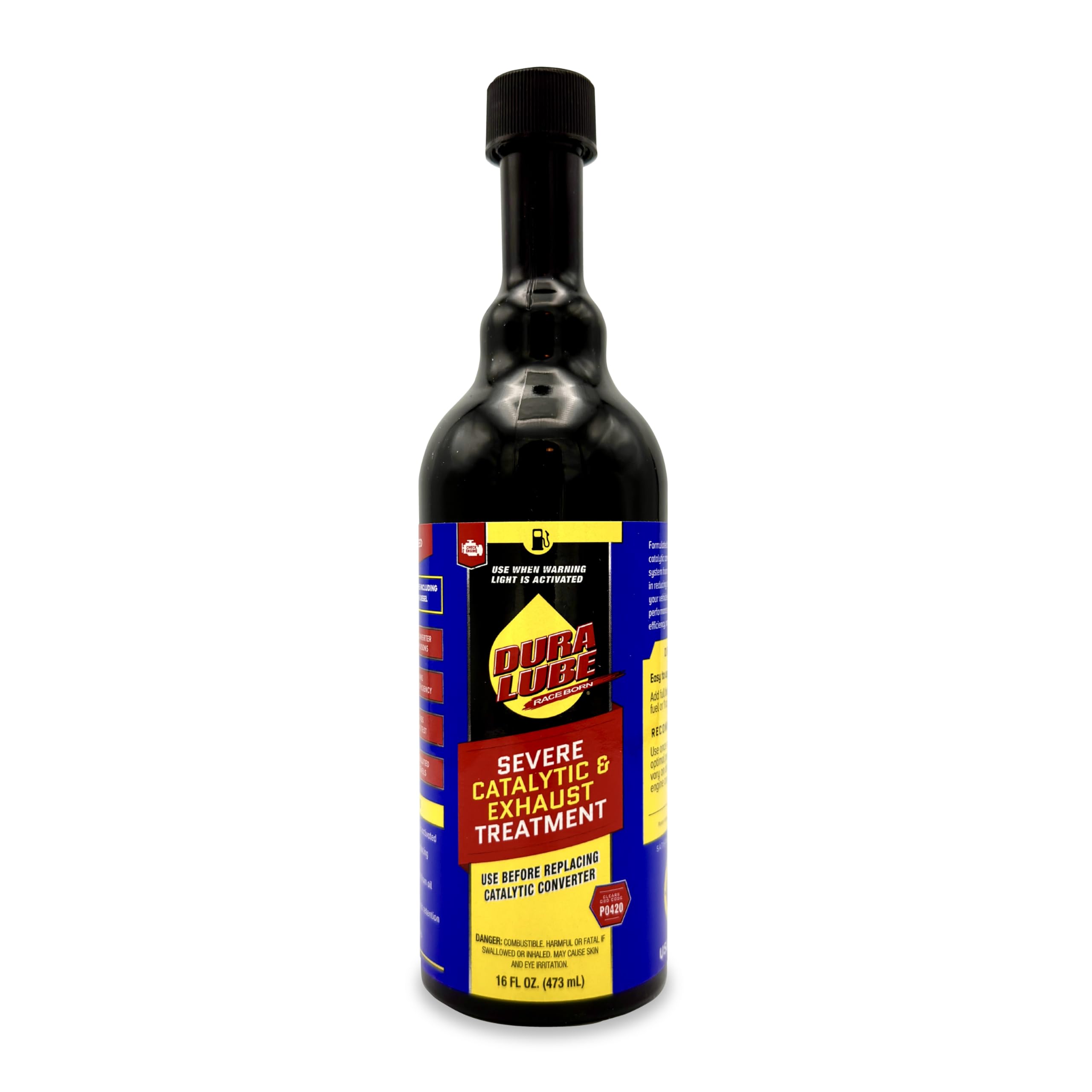 Dura Lube Severe Catalytic and Exhaust Treatment Cleaner Fuel Additive, 16 fl. oz., (PN: HL-402409 PDQ3)