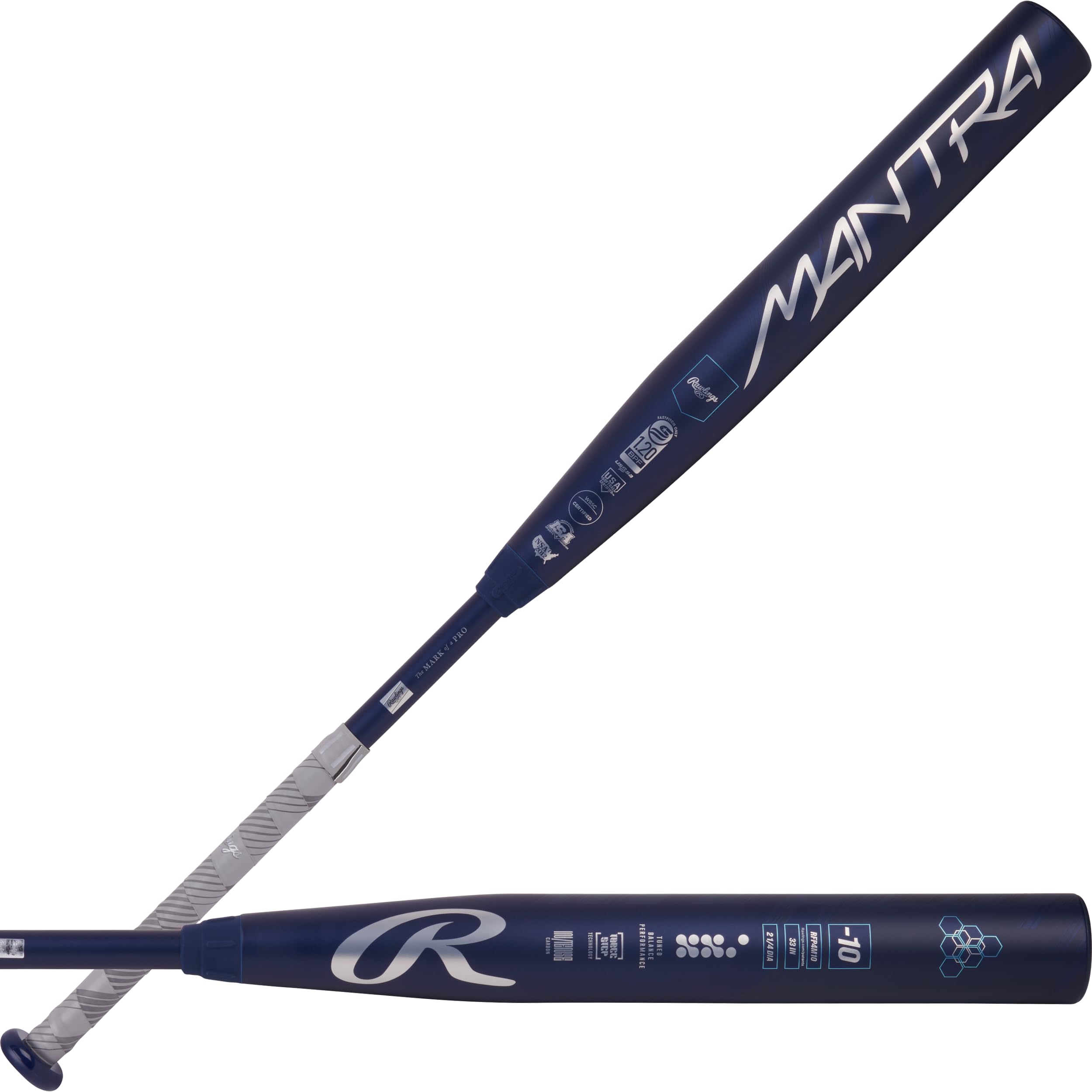 Rawlings2025 | Mantra Fastpitch Softball Bat | -9 / -10 Drop | 2 Pc. Composite | Approved for All Associations