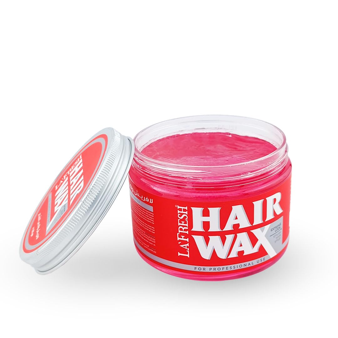 la'Fresh Hair Wax | Extreme Look | professional Extra Hold | Styling Hard Finish | All Hair Types | 300g