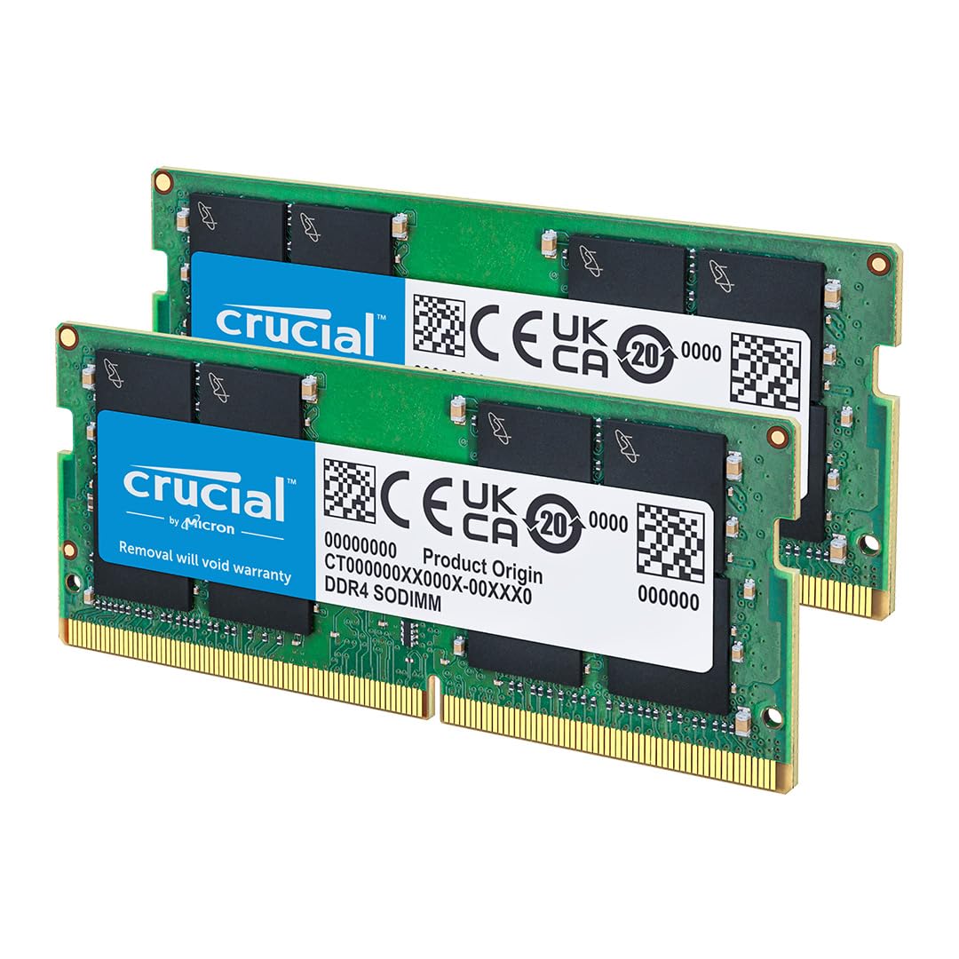 Crucial RAM 16GB Kit (2x8GB) DDR4 2400MHz CL17 Laptop Memory CT2K8G4SFS824A