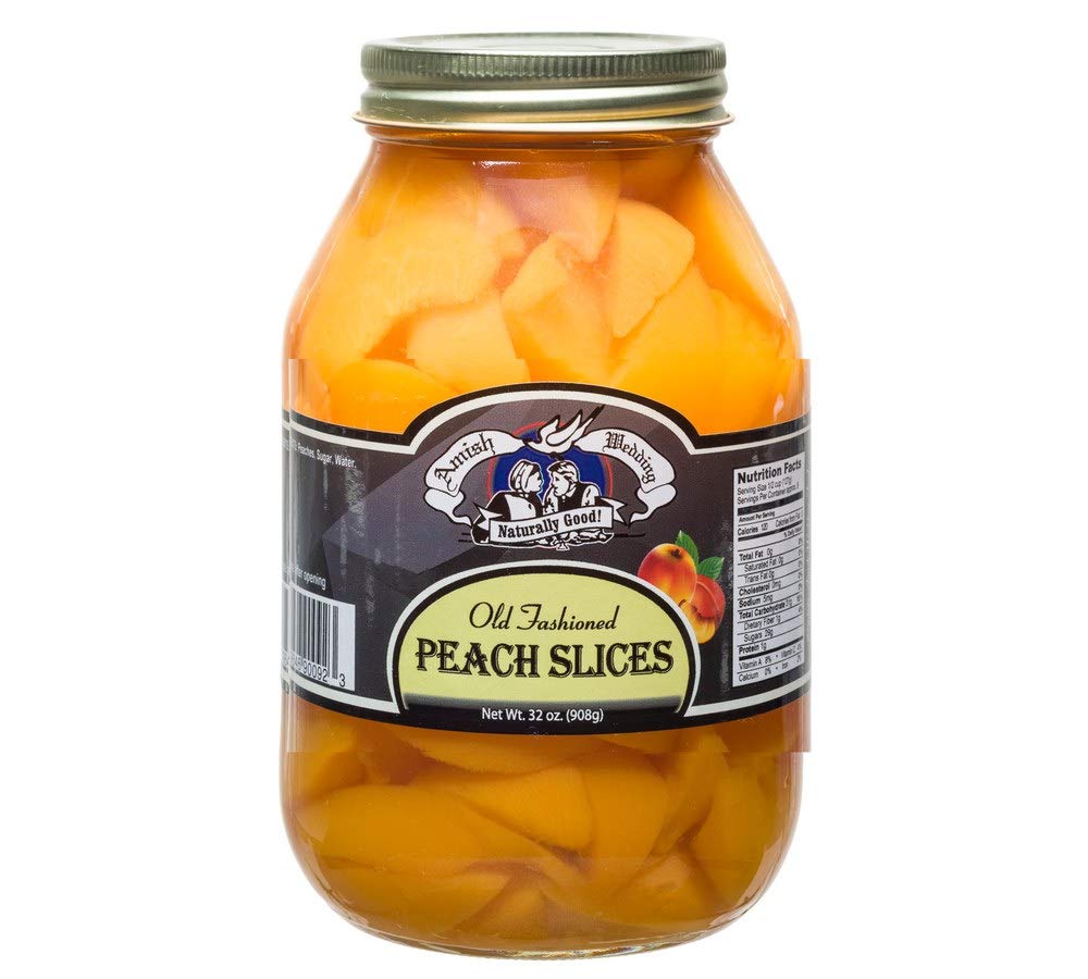 Amish WeddingOld Fashioned Peach Slices 32 oz jar