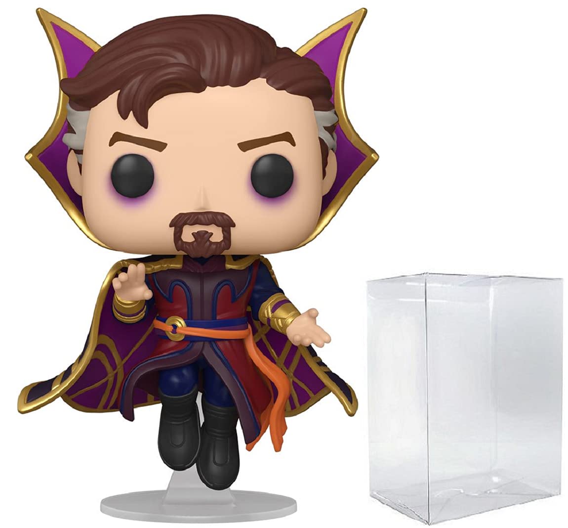 Funko POP Marvel: What If - Doctor Strange Supreme Pop Vinyl Figure (Bundled with Compatible Pop Box Protector Case), Multicolor, 3.75 inches