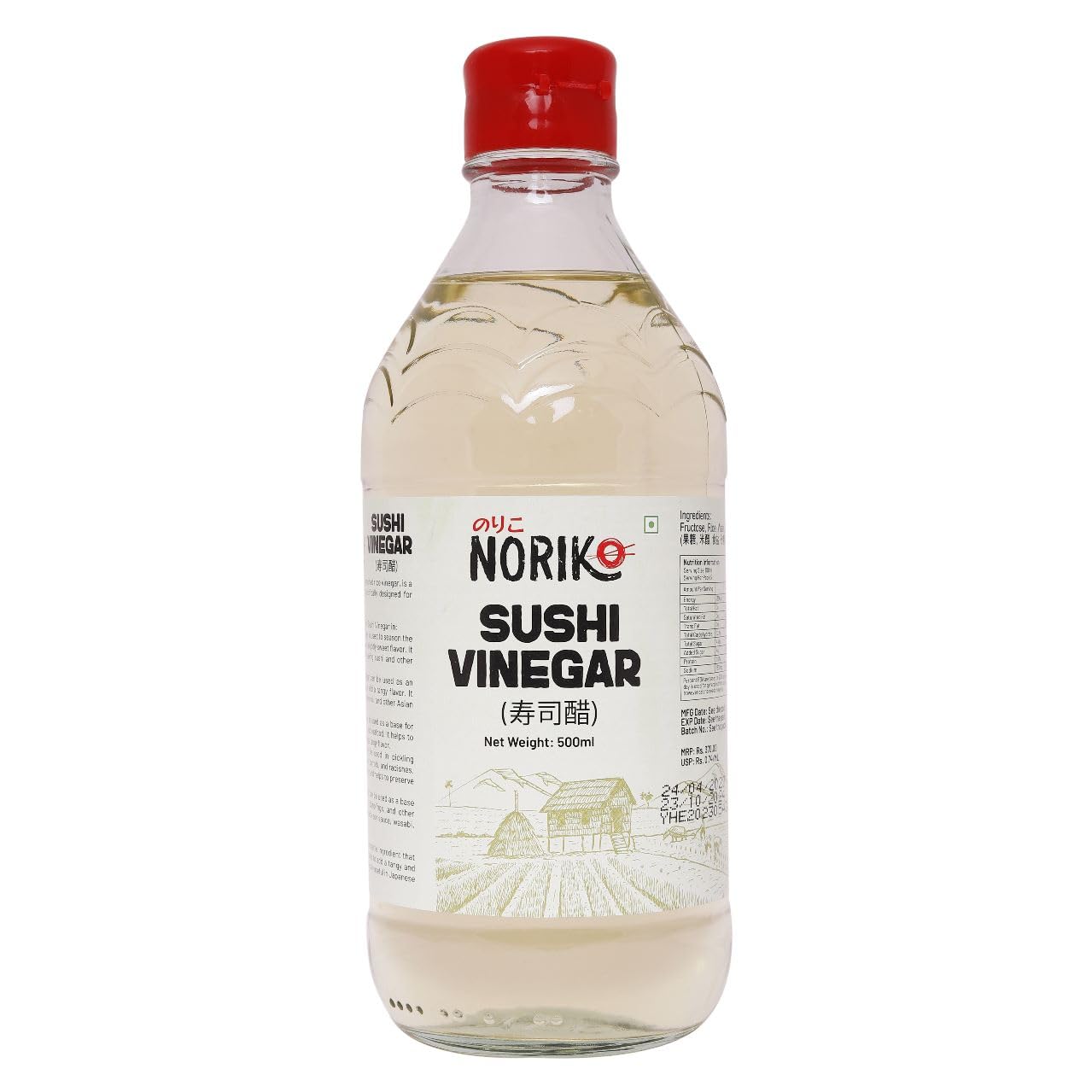 Bara Singha Norik Sushi Vinegar 500Ml,Pet Bottle For Making Noodle,Sushi Roll And More