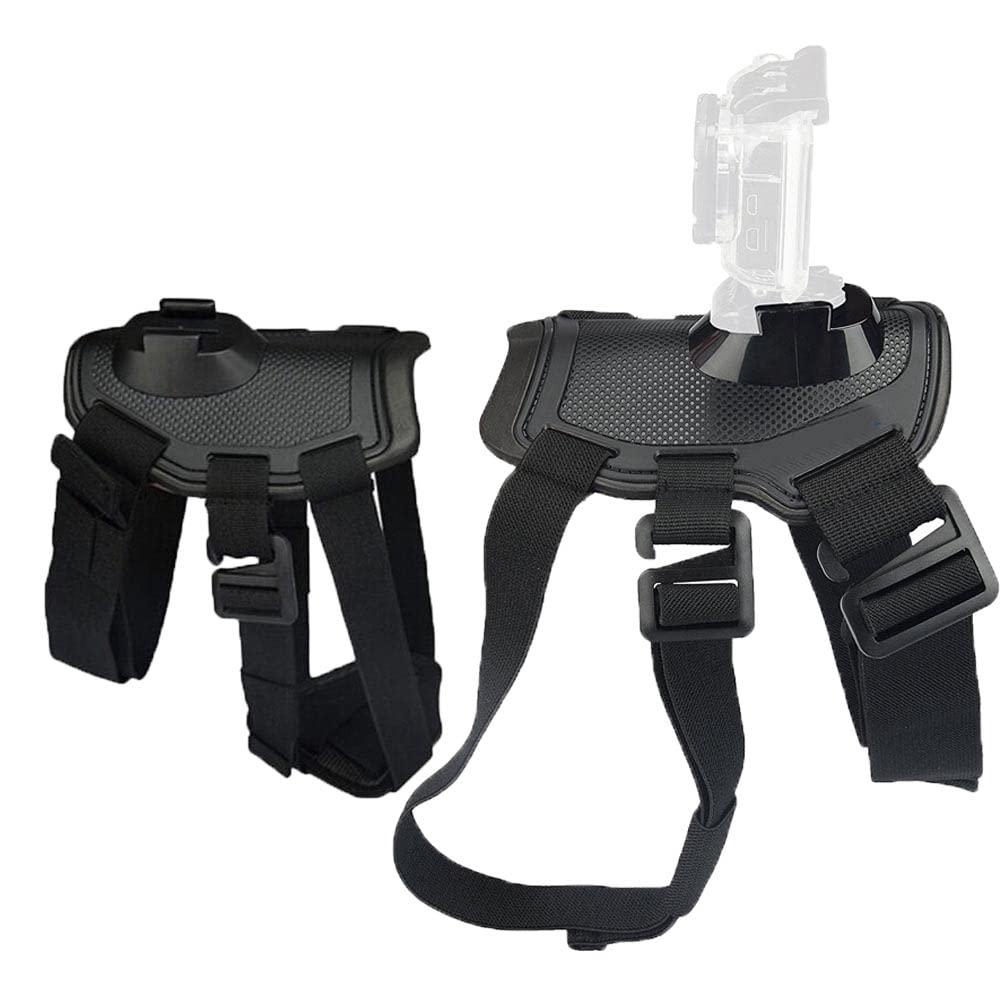 SHANSHUIART Gopro Dog Harness, Soft and Adjustable Dog Harness Gopro for Large Medium and Small Dogs Can Be Used for Chest and Back Fixation Suitable for GoPro