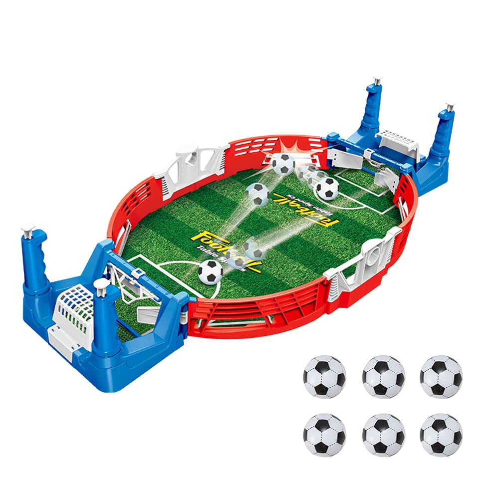 Masroo Mini Football Games, Tabletop Football Soccer Pinball for Indoor Game Room, Table Top Foosball Desktop Sport Board Game for Adults Kids Family Game Night Fun (medium)