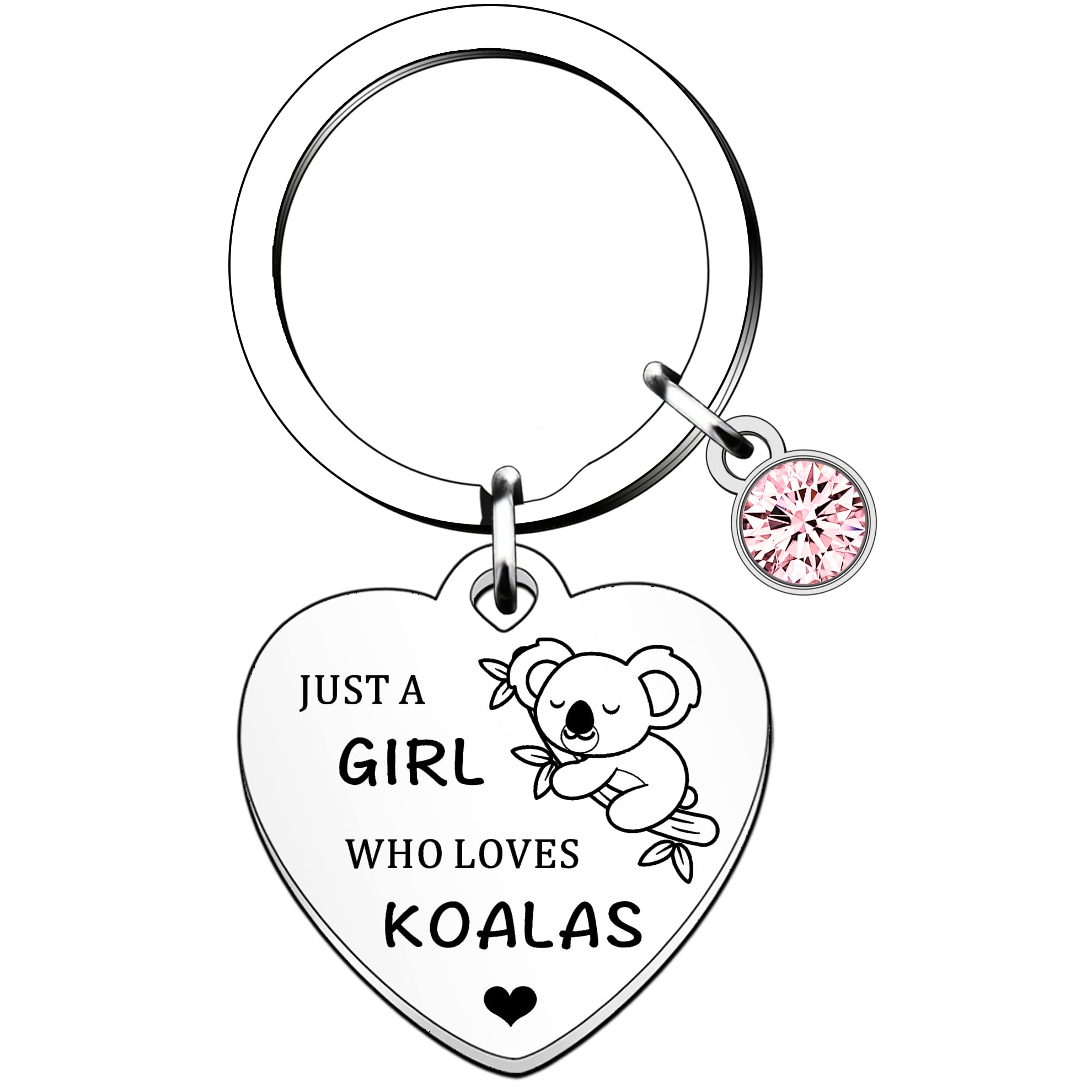 Koala Gifts Keyring Keychain For Women Girls Birthday Christmas Presents Friend Koala Lover Just A Girl Who Loves Koalas