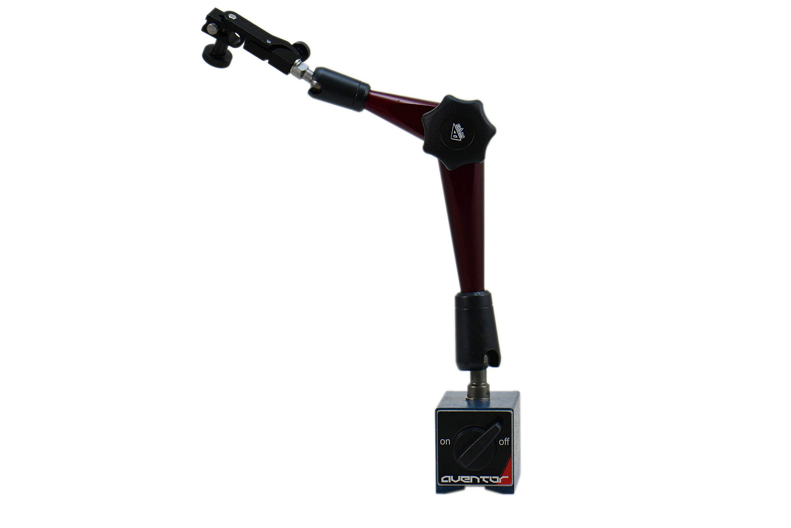 Aventor 220 Lbs Magnetic Base Speed-Set Fine Adjustment with Articulating Arm for Dial & Test Indicator 202-7938 P]