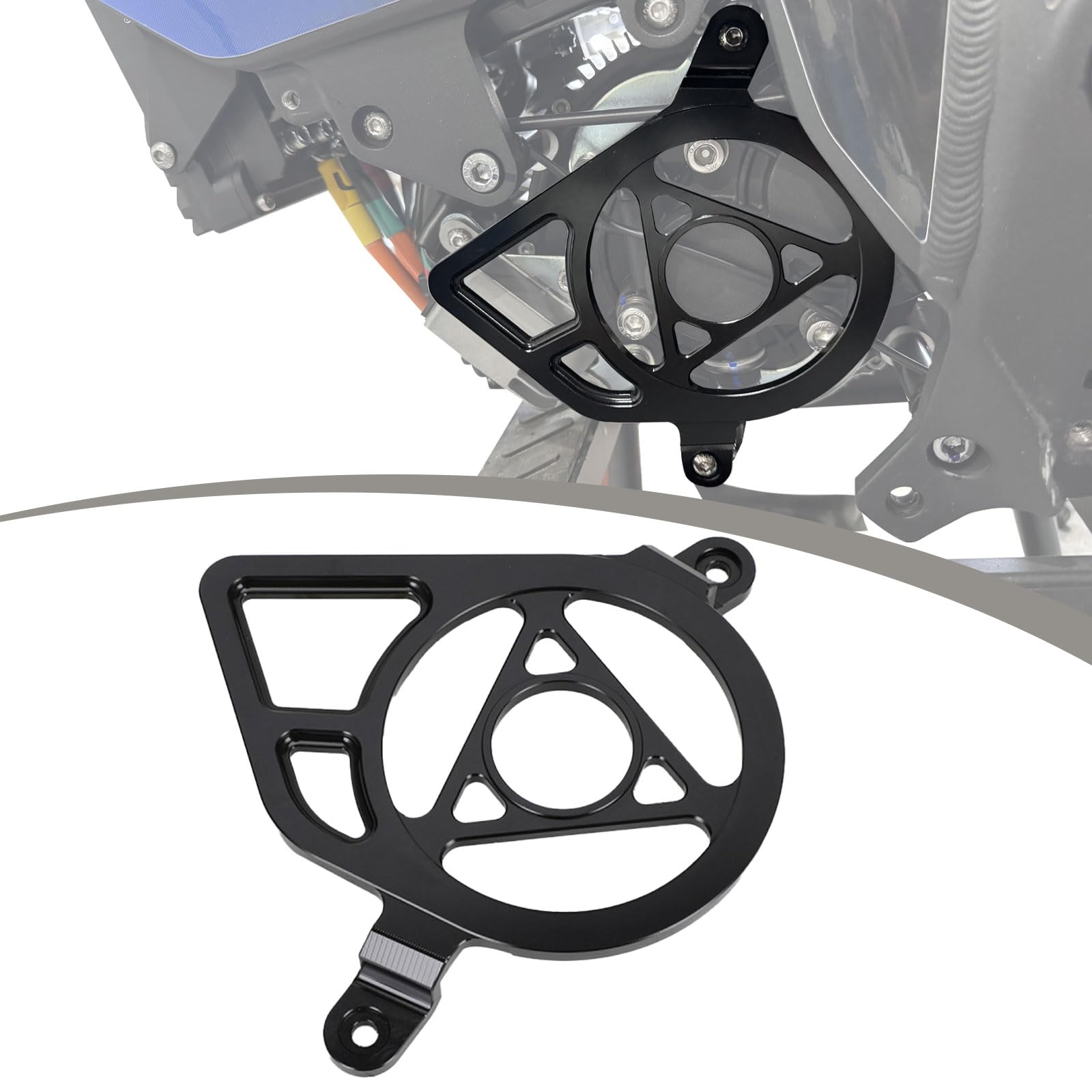 Engine Case Saver Talaria Engine Cover Aluminum for Talaria Sting MX3 MX4 Electric Dirt Bike Black