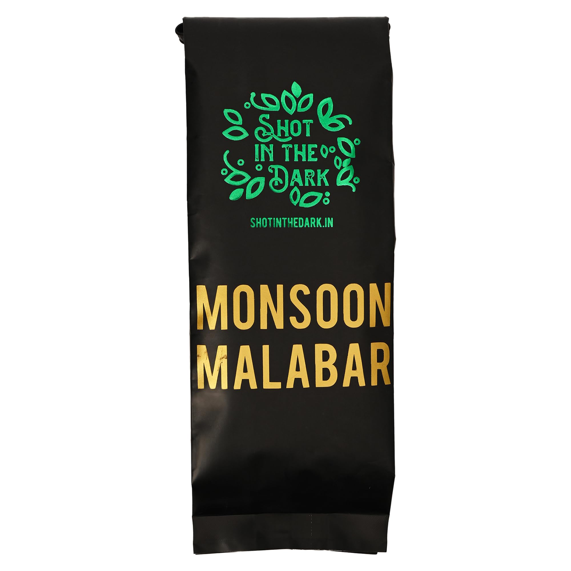 Shot In The Dark : Monsoon Malabar Medium Dark Roast (Whole Bean) 250 g | Made with 100% Specialty Grade Arabica Freshly Roasted Coffee Beans (Whole Bean, 250 Grams)