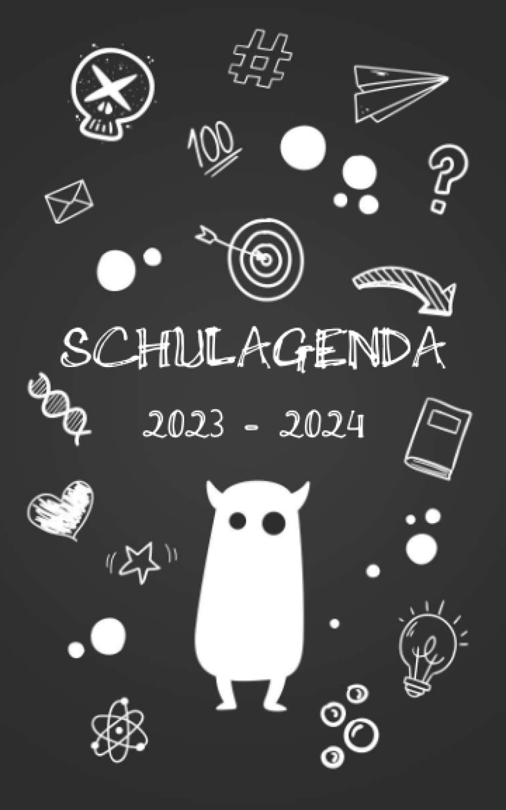 SCHULAGENDA 2023 - 2024: 270 Organisationsseiten 1 Tag pro Seite | tolles Geschenk