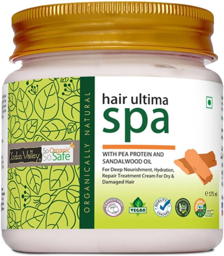 Indus Valley Paraben Free Ultima Spa For Moisturizer Hair and Scalp, keratin mask (175 ml)