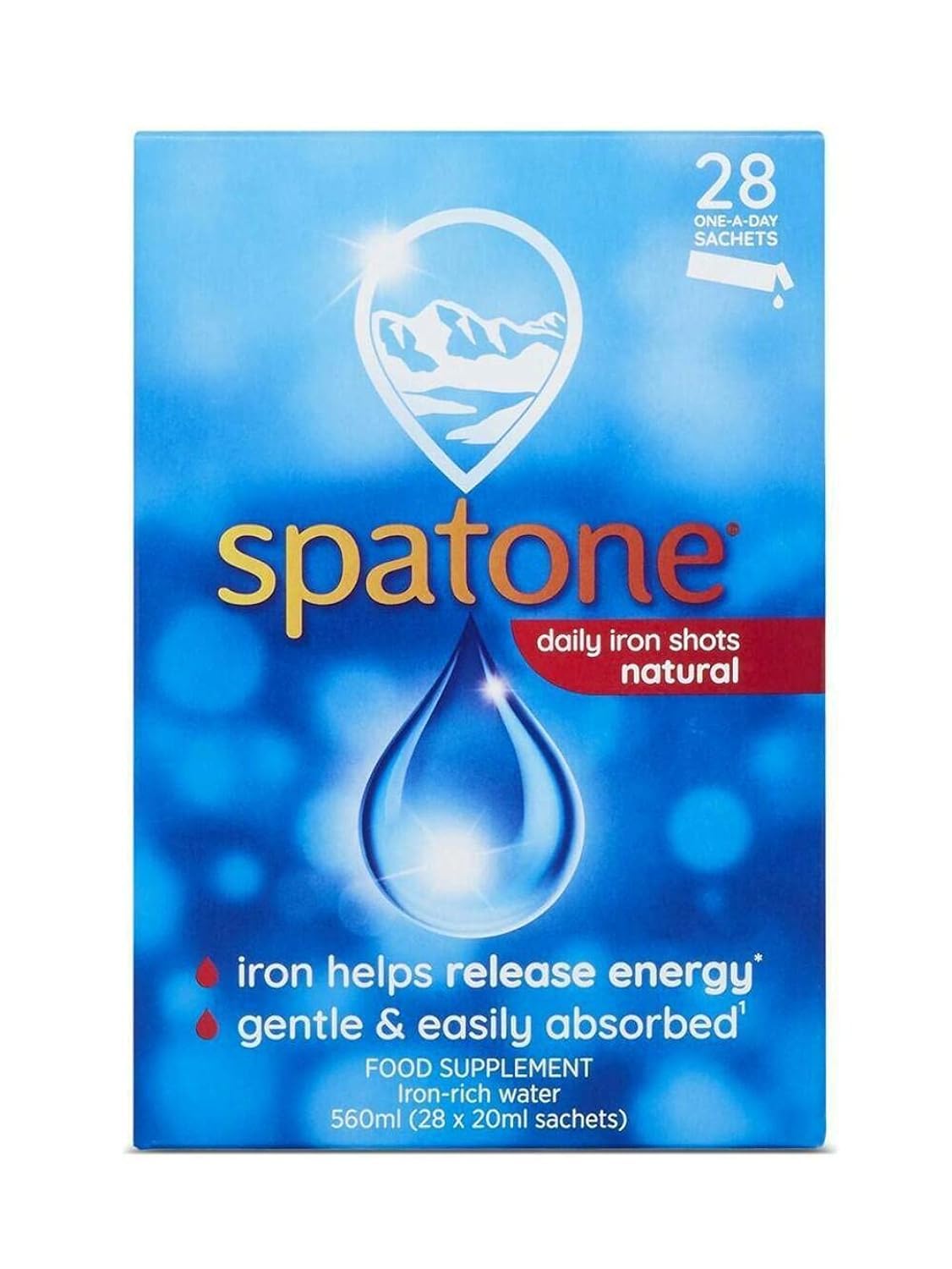 Spatone (6 Pack) - - 100% Natural Iron Sup | 28 Sachet | 6 Pack Bundle