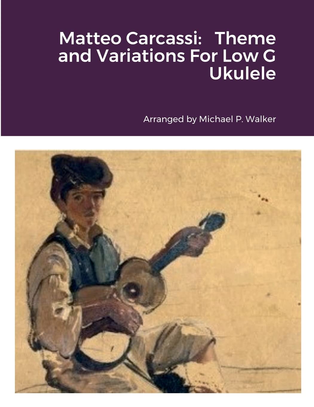 Matteo Carcassi: Theme and Variations For Low G Ukulele