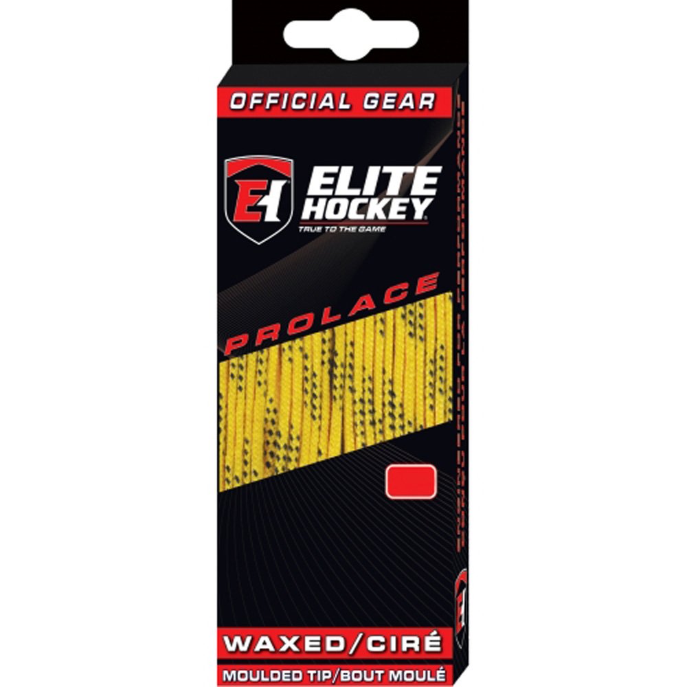 Elite Hockey Prolace Waxed Hockey Skate Laces - Yellow - 120"