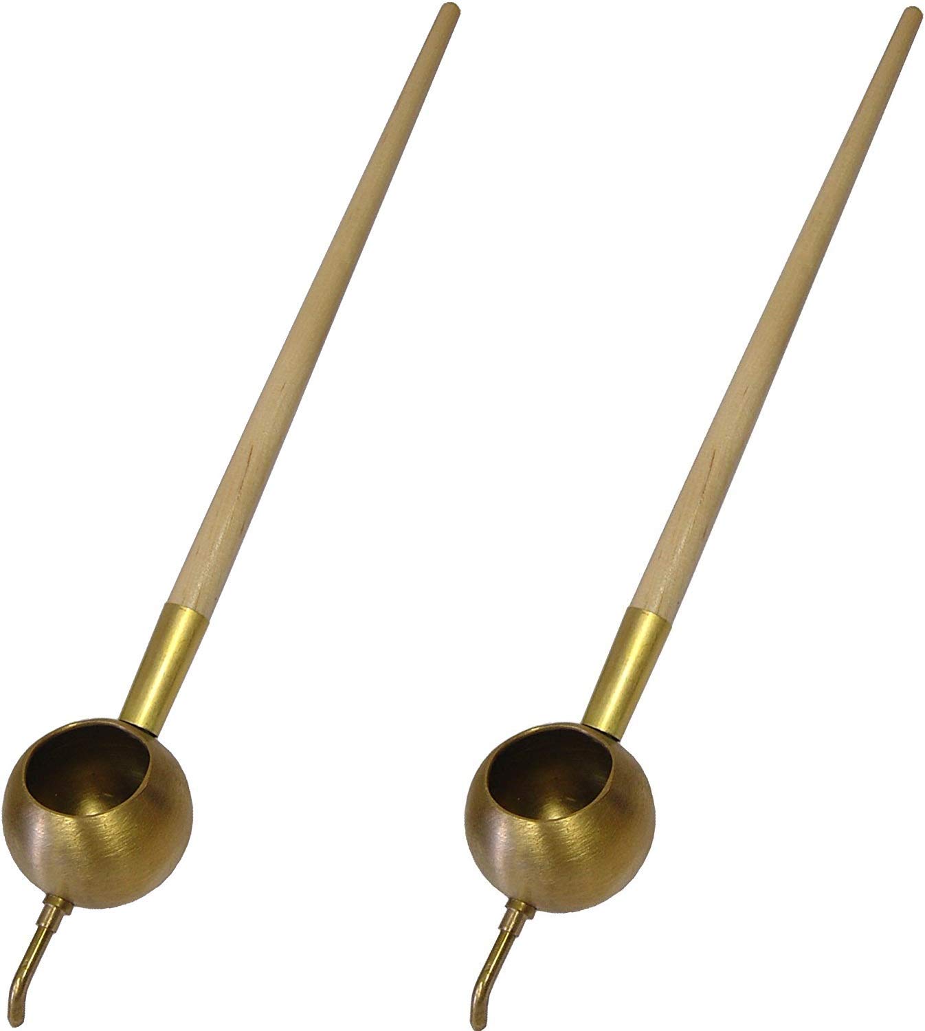 Lexicon Select Set of 2 Brass Tjanting Tools 35mm bowls, 1mm spout and 1.5mm spout with Hints & Tips Guide