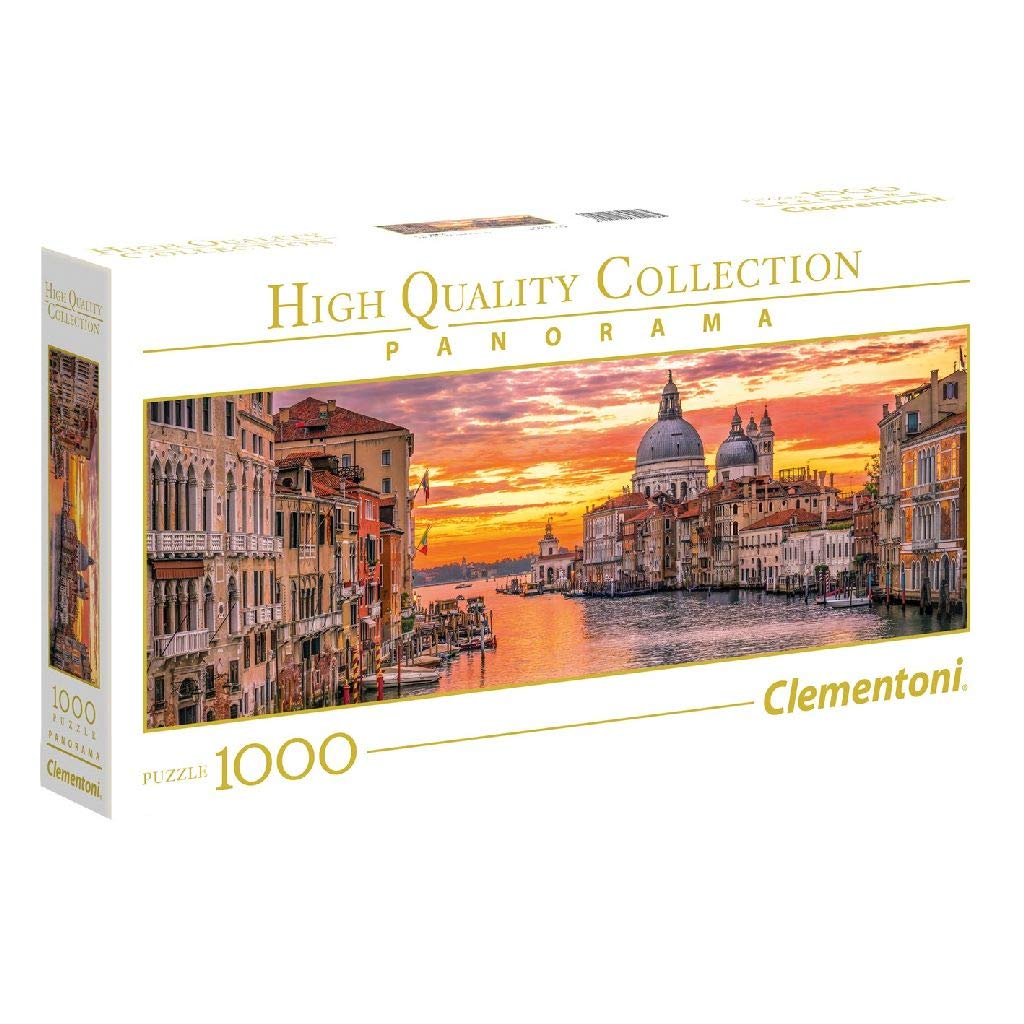 ClementoniPuzzle Panorama The G.Canal 1000 Pieces, Multicolor, 39426, 6800000244