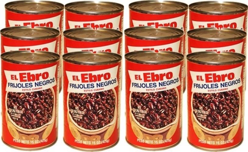 Ebro FoodsEl Cuban Style Black Beans. 12/15oz Case