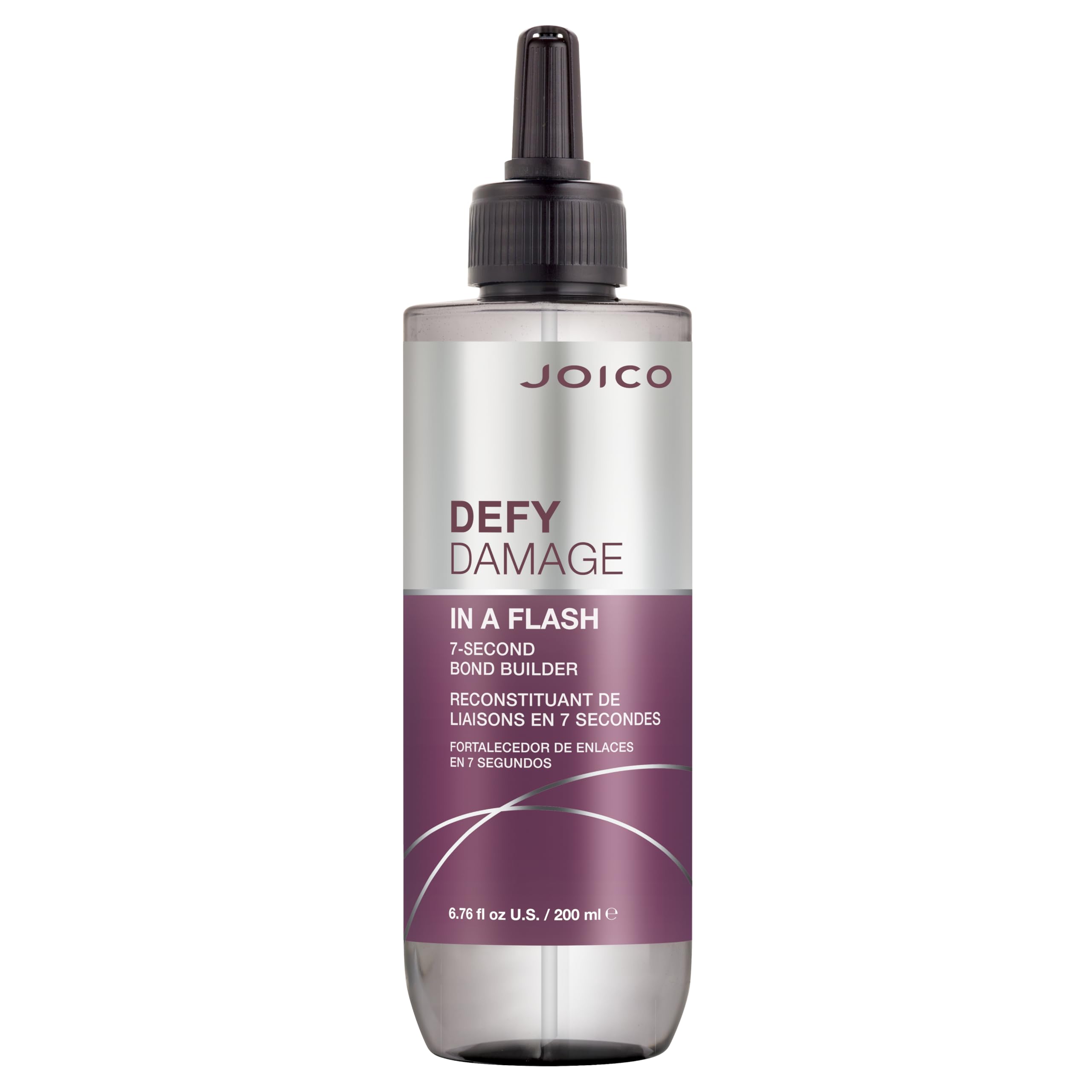 Joico Defy Damage In A Flash 7-Second Bond Building Hair Treatment | With Liquid Keratin | Quick Bond Strengthening & Protection | Color -Safe | Unique Liquid-To-Crème Formula | 7.1 Fl Oz