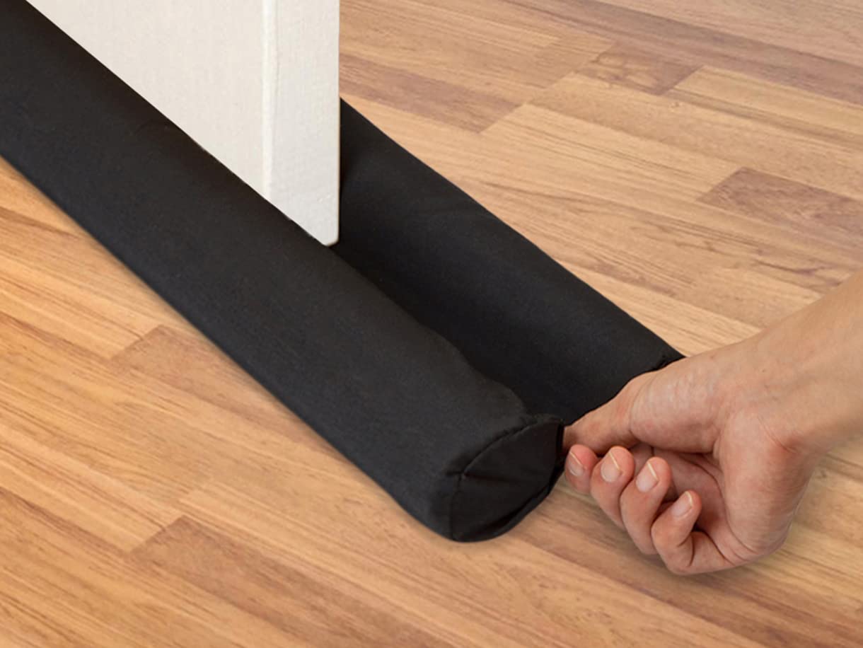 Upgrade Draft Door Stopper 36 Inches, Draft Guard for Interior Door, Heavy Duty Door Sweep, Sound Proof Reduce Noise Keeping Warm in and Cold Out, Thicker Door Draft