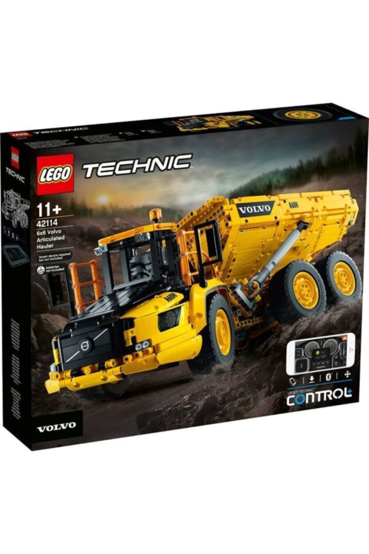 LEGOTechnic 6x6 Volvo Articulated Hauler (42114) Building Kit, Volvo Truck Toy Model;Construction Vehicle Playsets