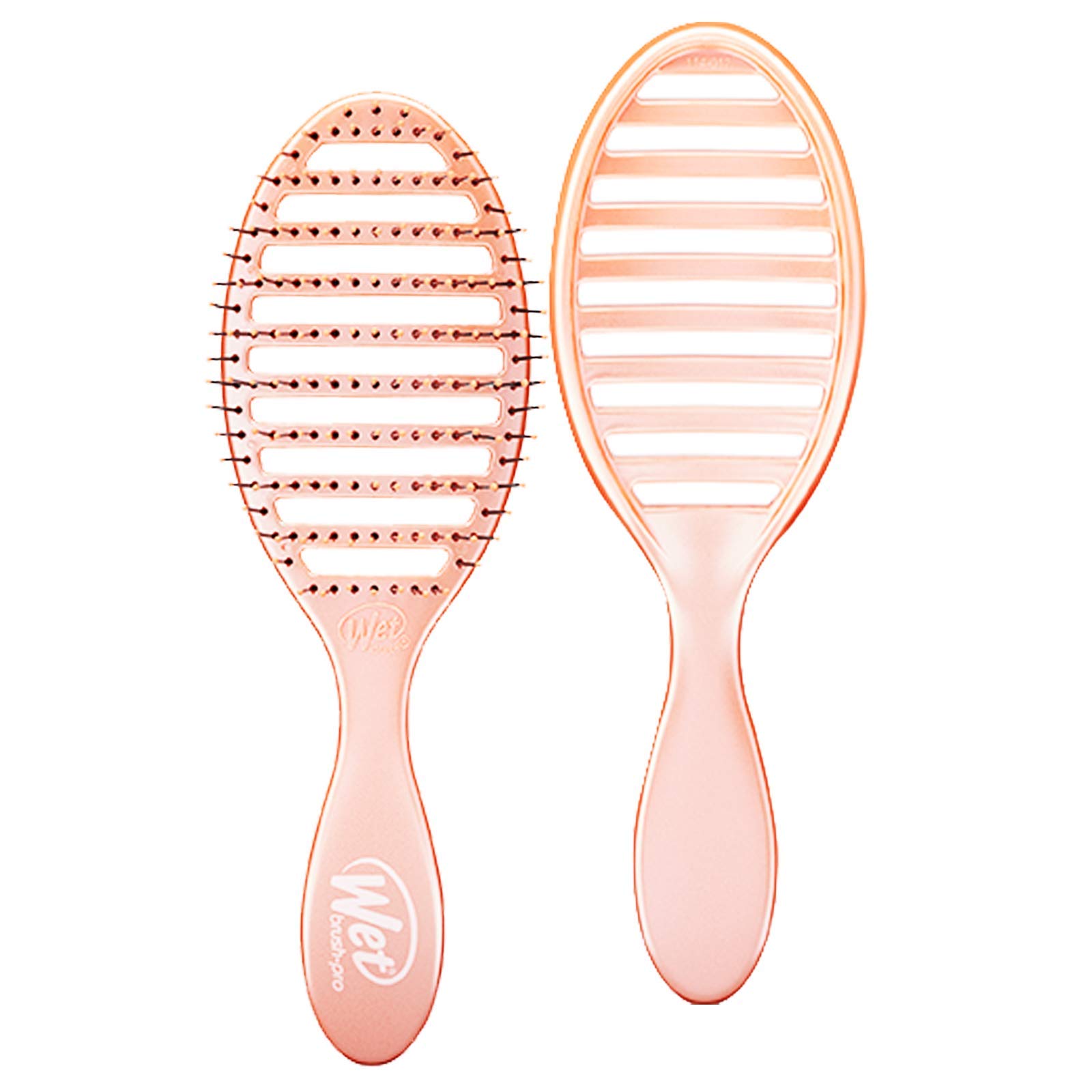 Wet Brush Speed Dry Hair Brush - Coral (Osmosis) - Vented Design and Ultra Soft HeatFlex Bristles Are Blow Dry Safe With Ergonomic Handle Manages Tangle and Uncontrollable Hair - Pain-Free